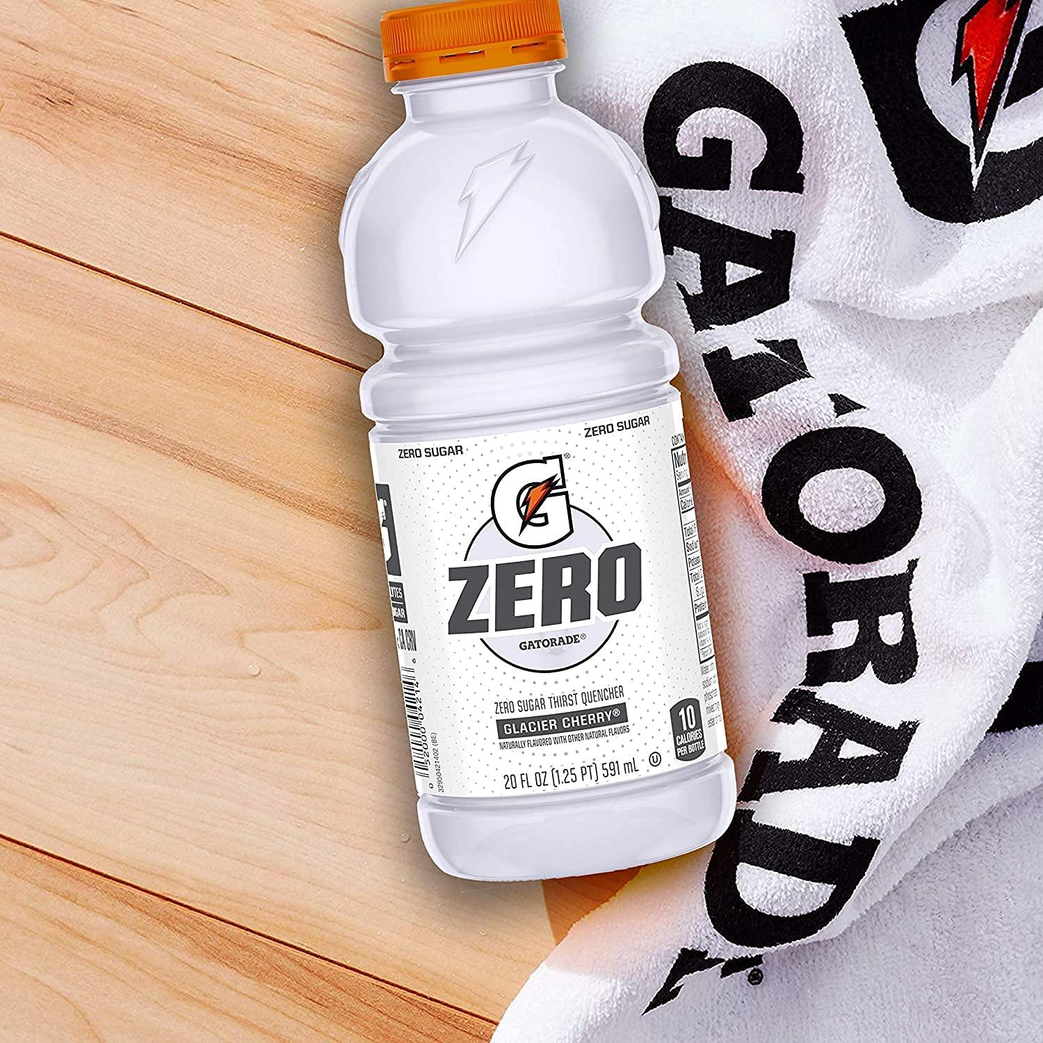 Gatorade Zero Sugar Thirst Quencher, Glacier Cherry, 20 Fl Oz (Pack of 12) - Image 3