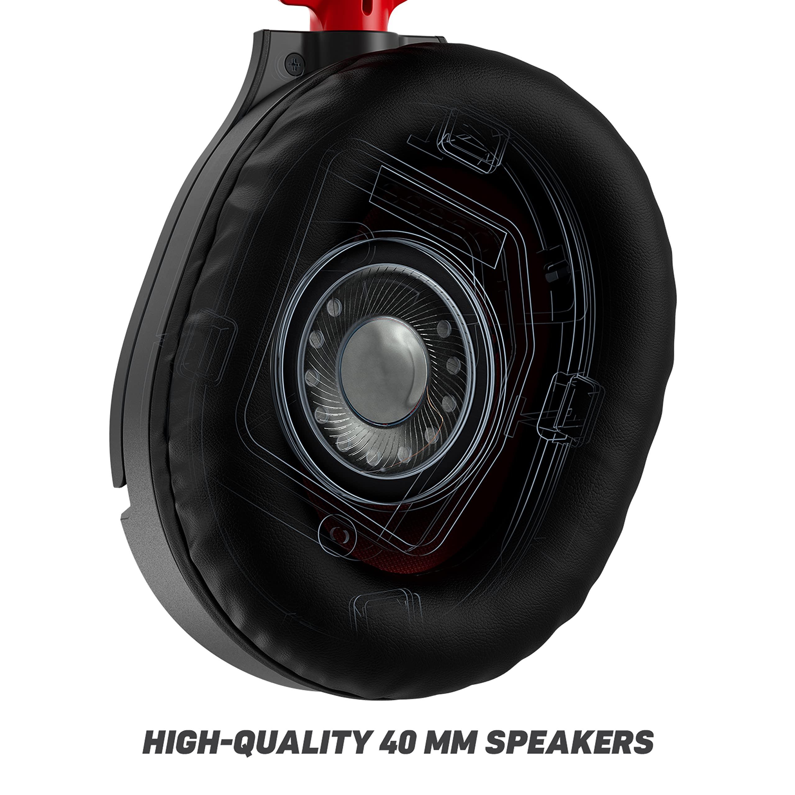 Turtle Beach Recon 70 Multiplatform Gaming Headset for Xbox Series X|S, Xbox One, PS5, PS4, PC & Mobile w/ 3.5mm Wired Connection - Flip-to-Mute Mic, 40mm Speakers, Lightweight Design, Black - Image 2