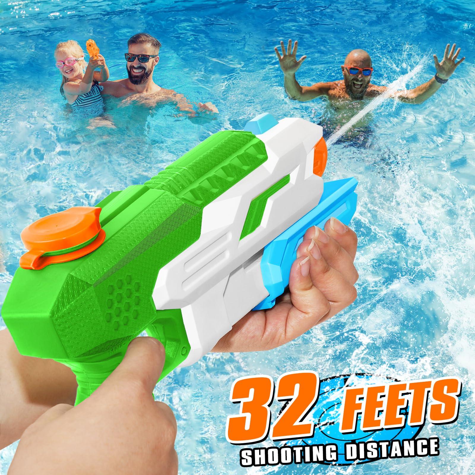 600cc Water Gun for Kids Adults：6 Pack Squirt Blasters Super Water Gun Soaker with Long Range High Capacity for Boys Girls Summer Swimming Pool Beach Outdoor Water Fighting Play Toys Party Favors - Image 6