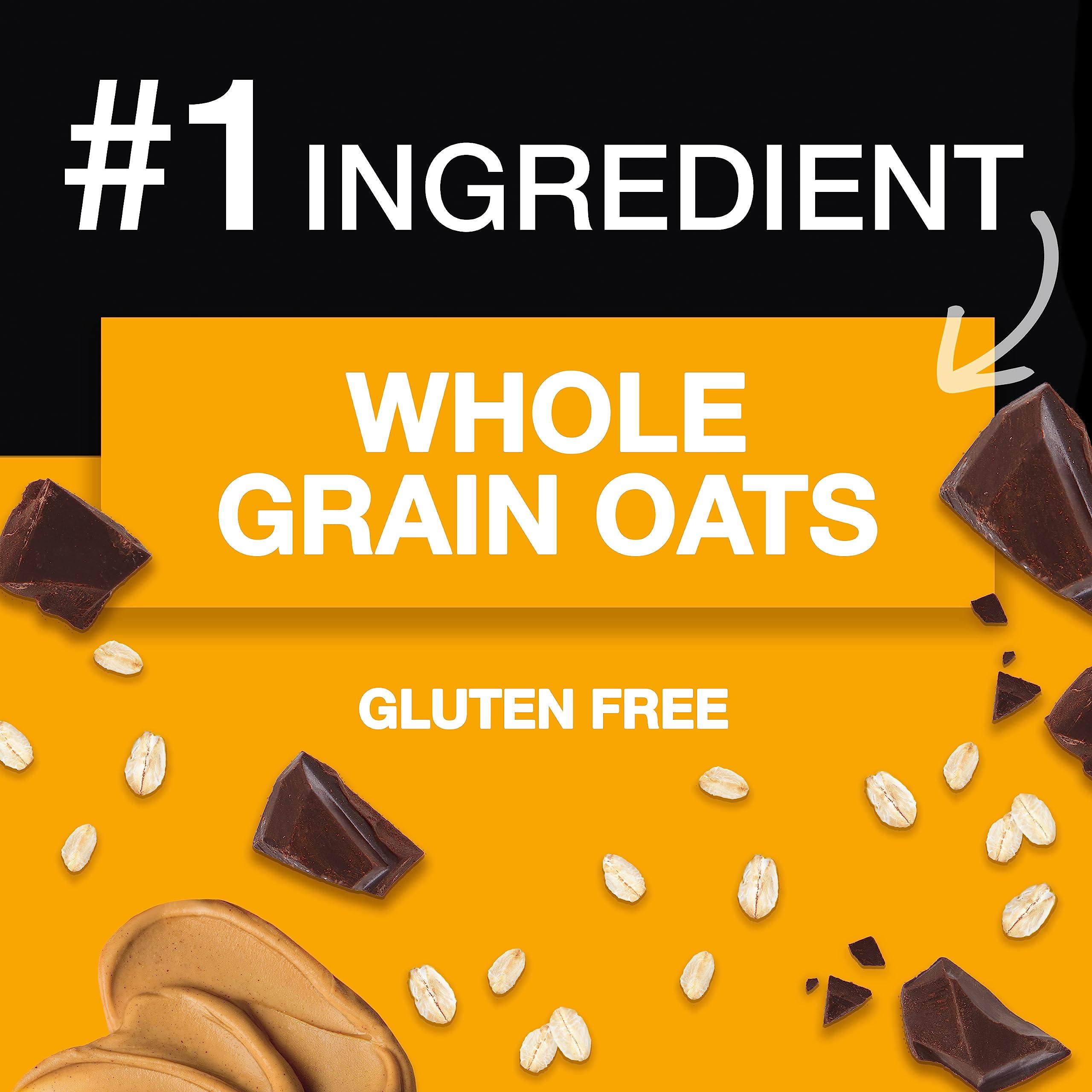 KIND Healthy Grains Bars, Variety Pack, Dark Chocolate Chunk, Oats & Honey, Peanut ButterDark Chocolate Snacks, Gluten Free, 1.2 OZ, 45 Count - Image 6