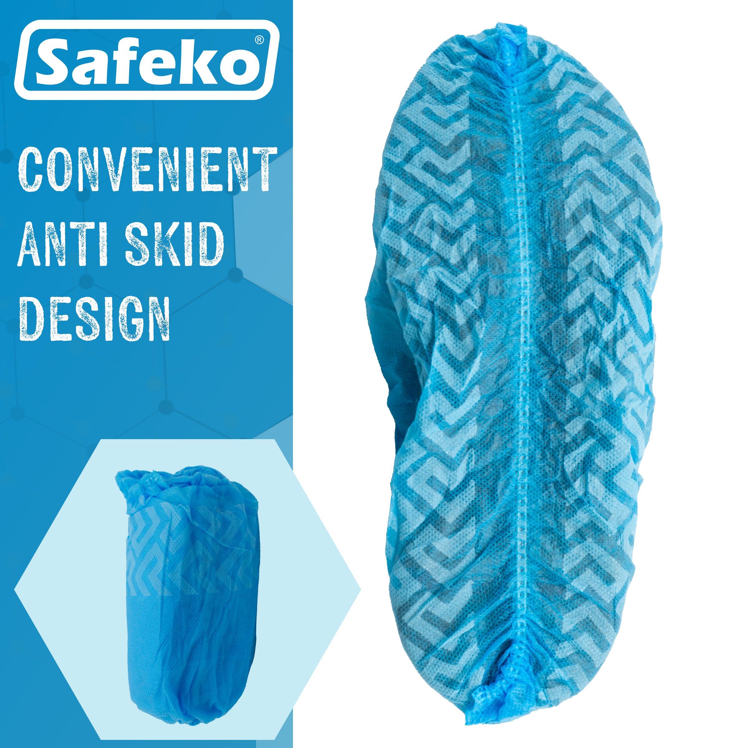 SAFEKO Premium Disposable Boot & Shoe Covers Booties, Durable, Non-Slip, Non-Toxic, Recyclable Protectors, Fits Most Shoes - Pack of 100 (50 Pairs) - Image 5