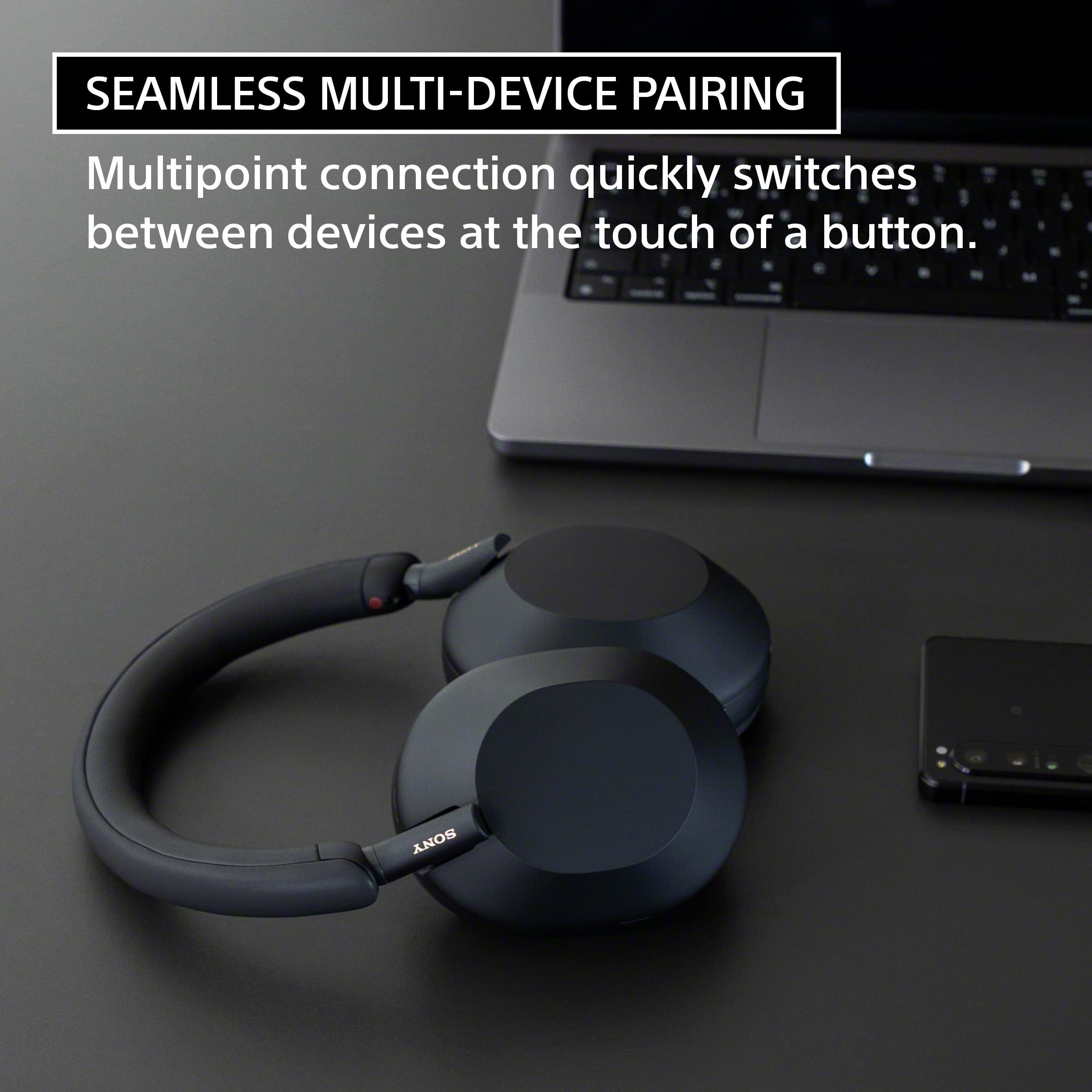Sony WH-1000XM5 Premium Noise Canceling Headphones, Auto NC Optimizer, 30-Hour Battery, Alexa Voice Control, Black - Image 7