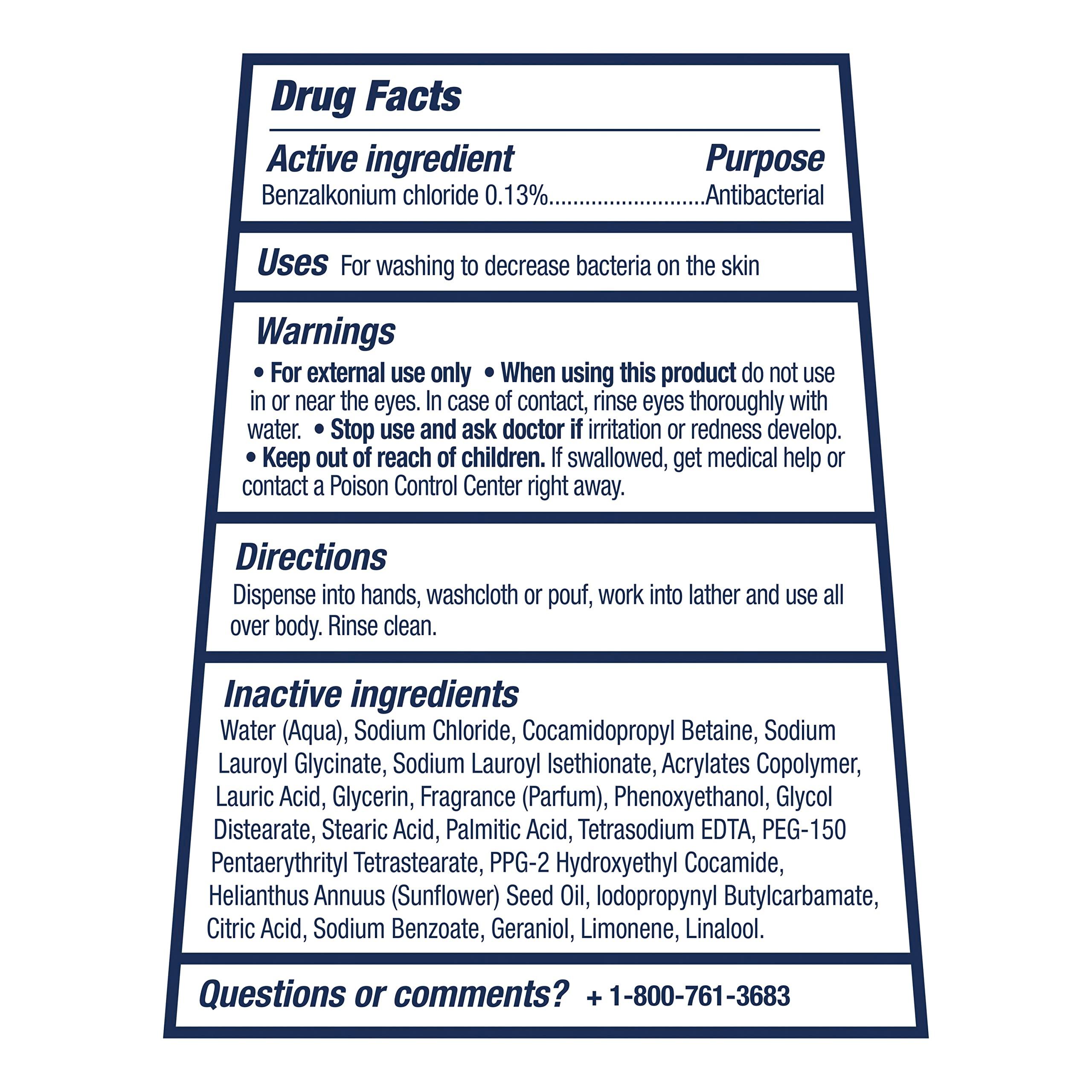 Dove Body Wash Care & Protect Antibacterial 4 Count For All Skin Types Protects from Dryness 20 oz - Image 5