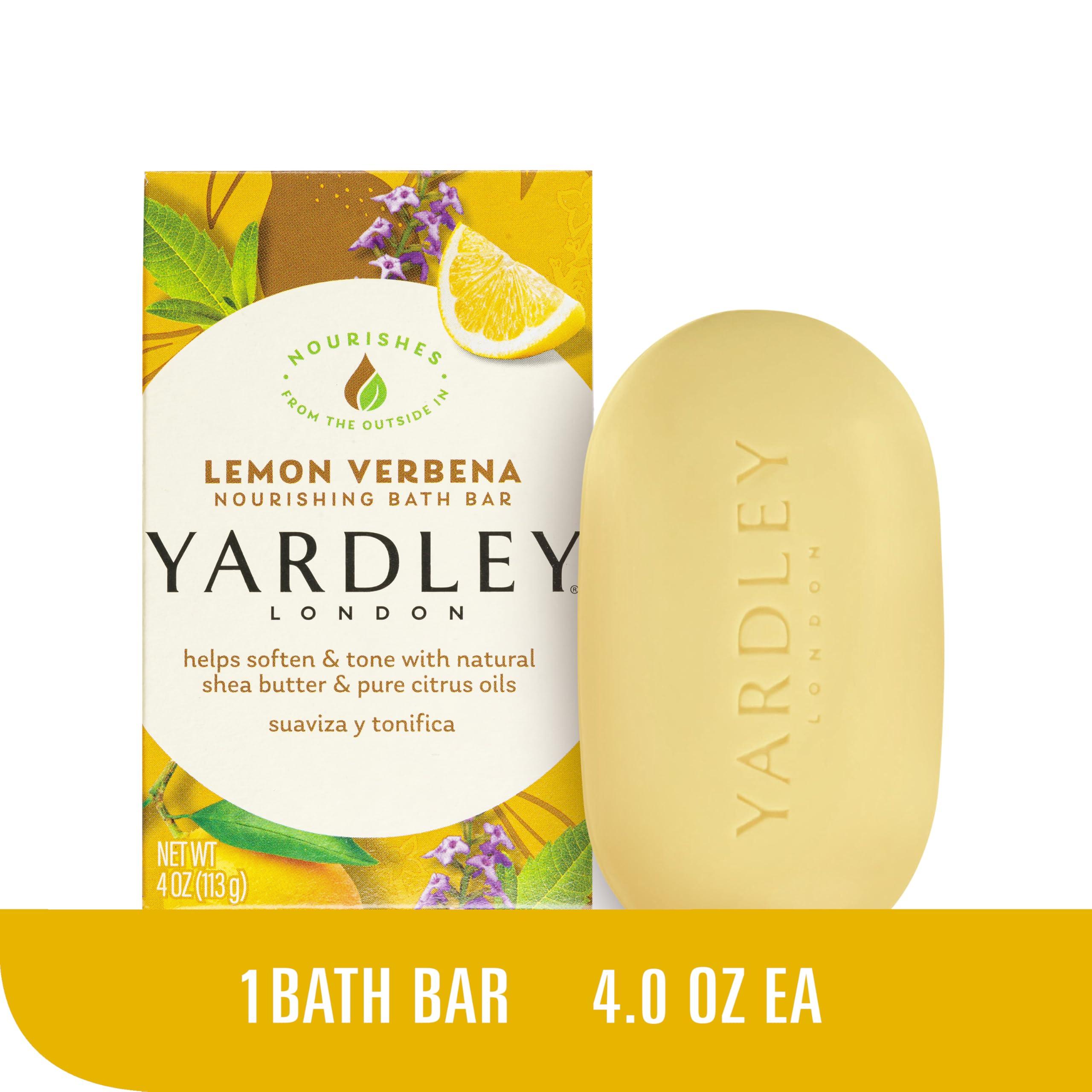 Yardley London Lemon Verbena Naturally Moisturizing Bath Bar, 4 ounce - Image 3