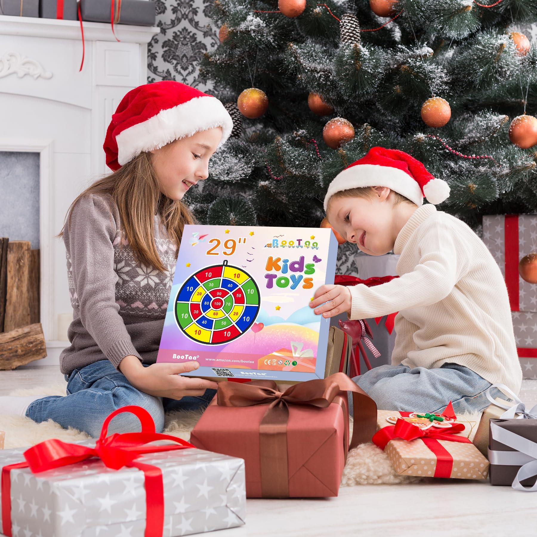 BooTaa 29" Large Dart Board for Kids, Kids Dart Board with Sticky Balls, Boys Toys, Indoor/Sport Outdoor Fun Party Play Game Toys, Birthday Gifts for 3 4 5 6 7 8 9 10 11 12 Year Old Boys Girls - Image 6
