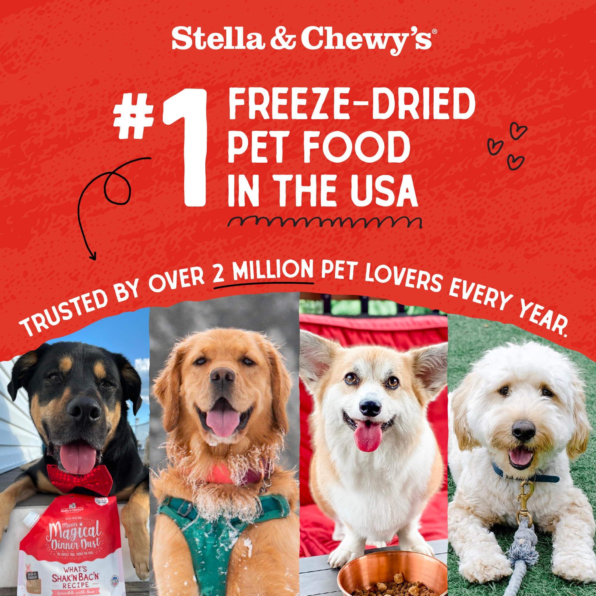 Stella & Chewy's Freeze-Dried Raw Dinner Patties - Beef Recipe - High Protein Grain-Free Puppy & Dog Food - Perfect For Picky Eaters - 25 oz - Image 2