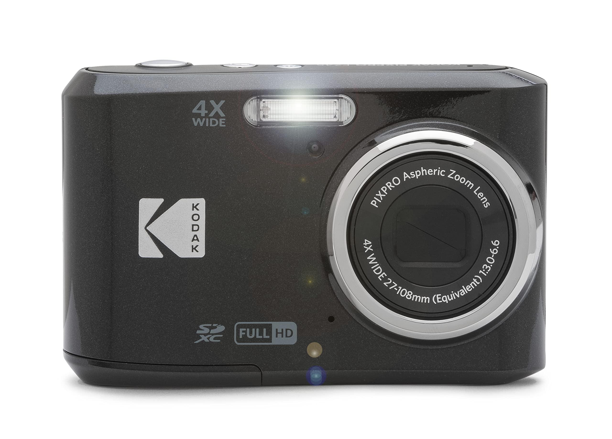 KODAK PIXPRO Friendly Zoom FZ45-BK 16MP Digital Camera with 4X Optical Zoom 27mm Wide Angle and 2.7" LCD Screen (Black) - Image 2