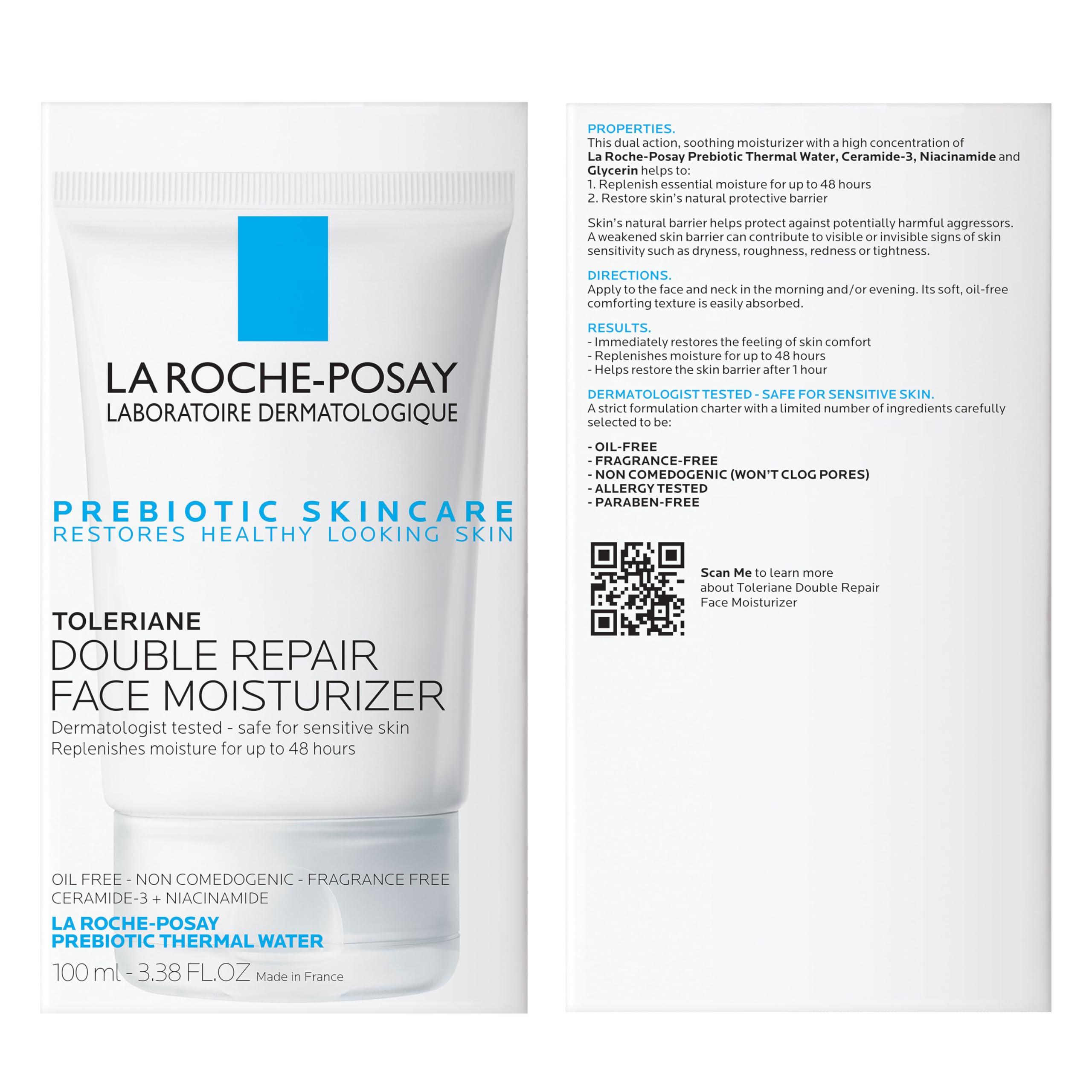 La Roche Posay Toleriane Double Repair Face Moisturizer, Daily Moisturizer Face Cream with Ceramide and Niacinamide for All Skin Types, Oil Free, Fragrance Free - Image 9