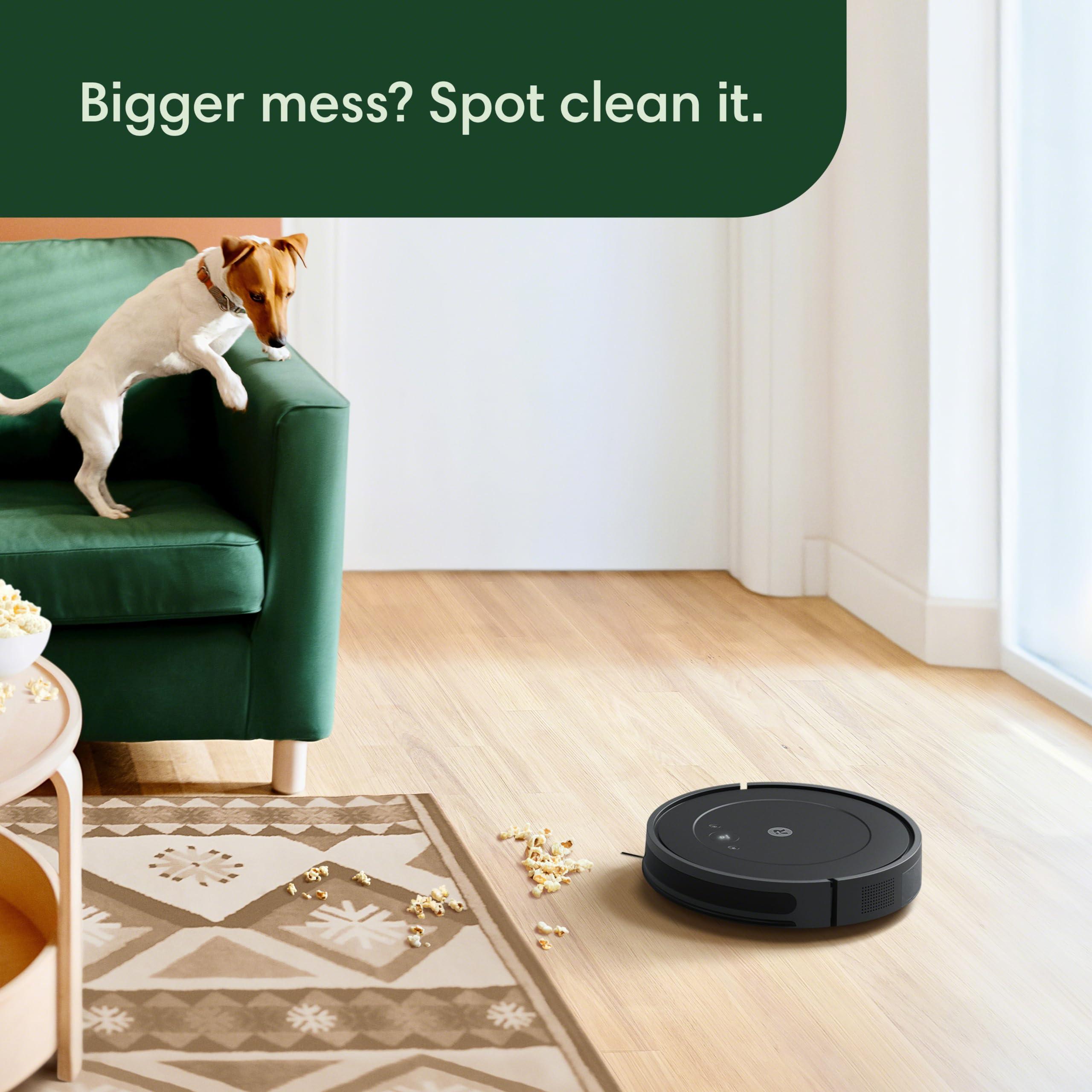 iRobot Roomba Vac Robot Vacuum (Q0120) - Easy to use, Power-Lifting Suction, Multi-Surface Cleaning, Smart Navigation Cleans in Neat Rows, Self-Charging, Alexa - Image 11