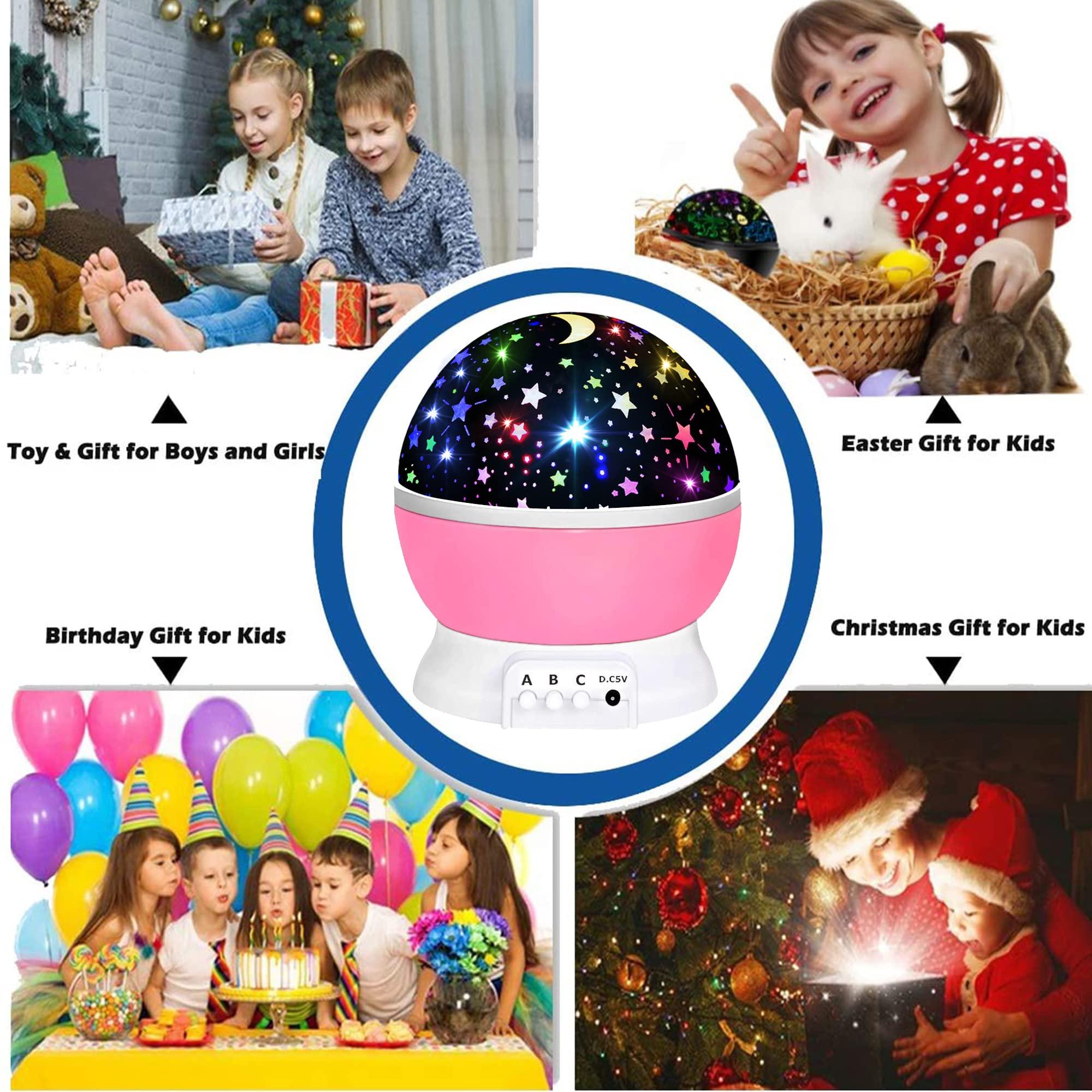 Toys for 1-10 Year Old Girls,Star Projector for Kids 2-9 Year Old Girl Gifts Toys for 3-8 Year Old Girls Christmas Gifts for 4-7 Year Old Boys Birthday Gifts Stocking Stuffers for Kids - Image 4