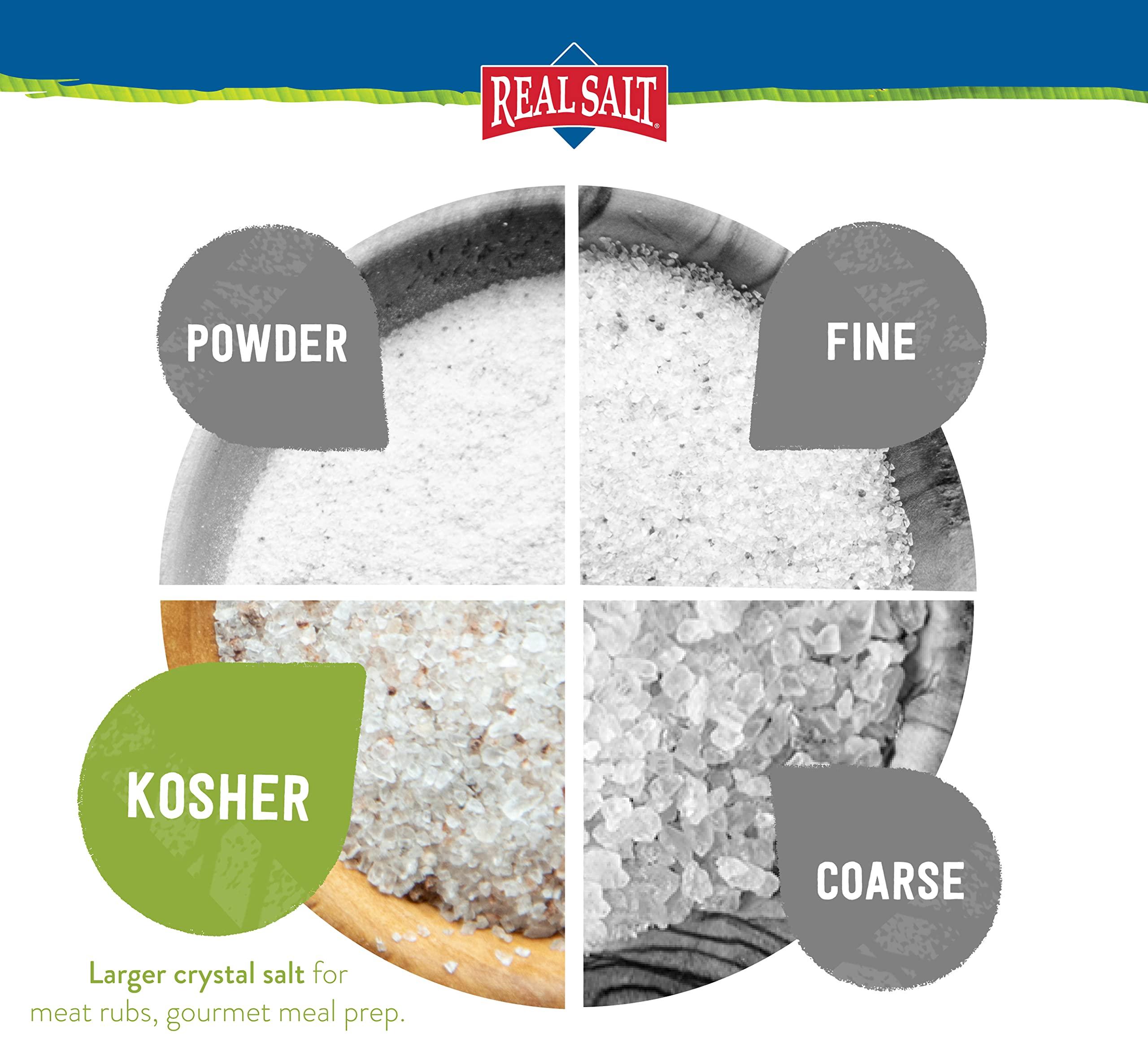 Redmond Real Sea Salt - Natural Unrefined Gluten Free Kosher, 16 Ounce Pouch (1 Pack) - Image 8