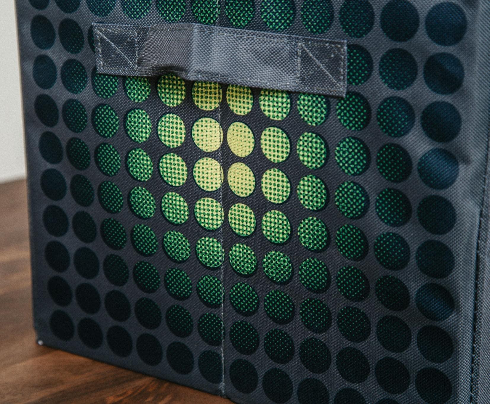 Ukonic Xbox Series X Logo Collapsible Storage Bin Chest with Lid | Fabric Basket Container with Handles, Cubby Cube Closet Organizer | Video Game Gifts And Collectibles | 24 x 12 Inches - Image 7