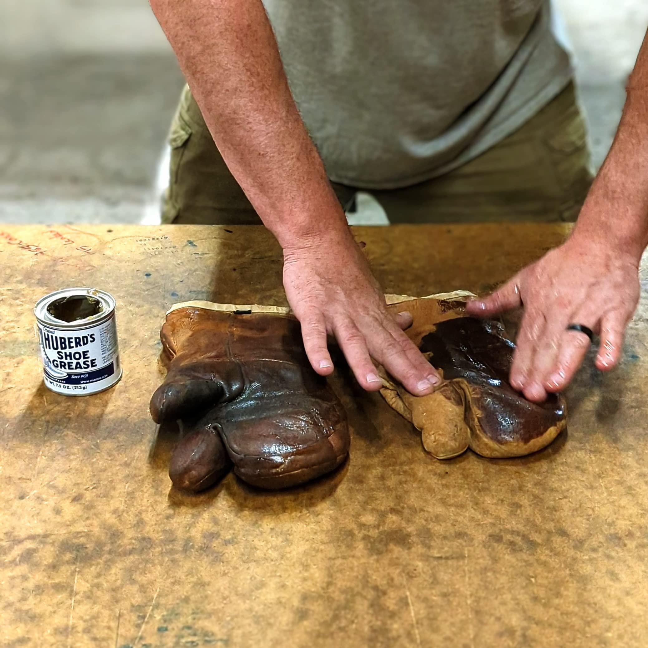 Huberd’s Shoe Grease (7.5oz) - Leather conditioner and waterproofer since 1921. Waterproofs, softens and conditions boots, shoes, bags, belts, jackets, car seats, gloves, furniture, saddles and tack. - Image 8