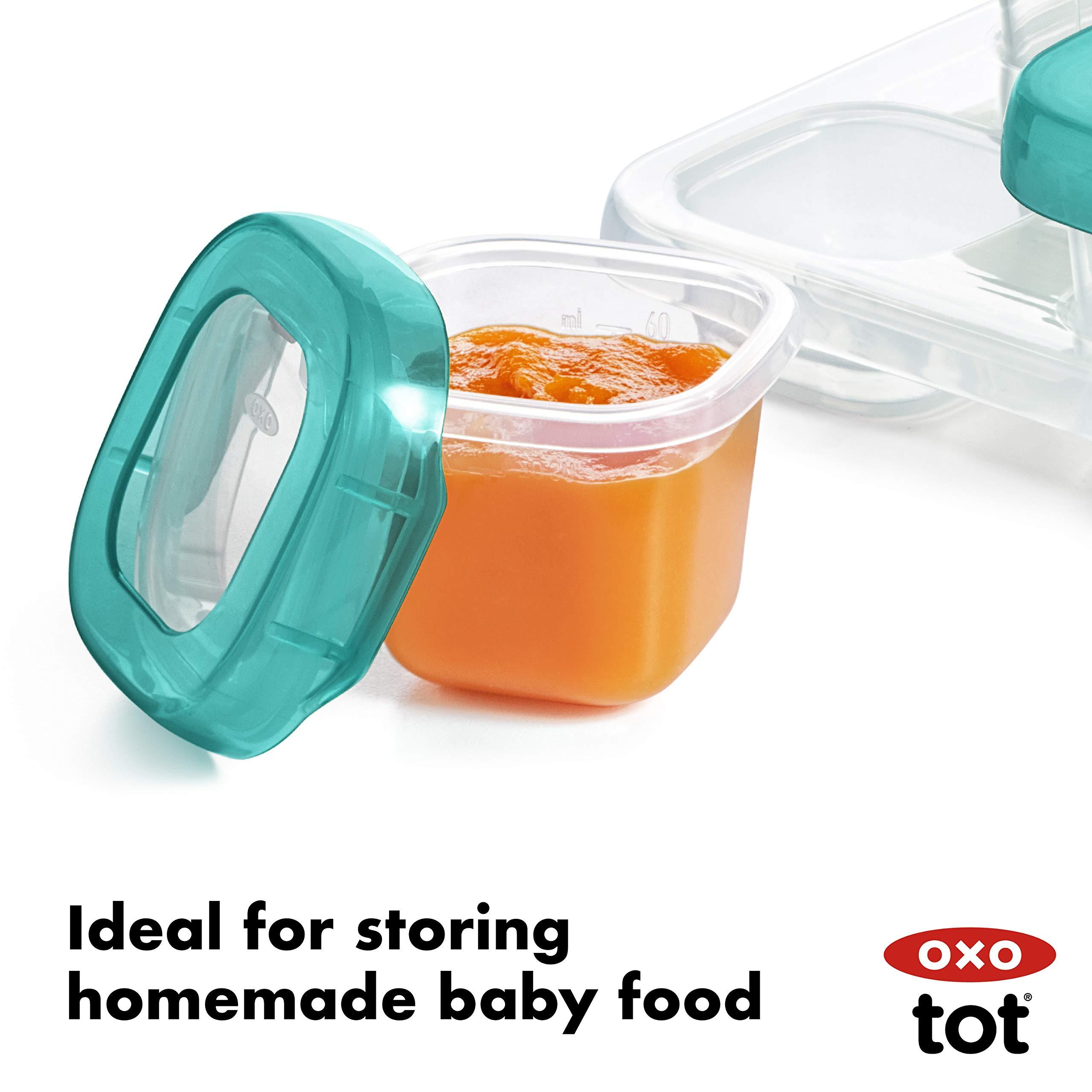 OXO Tot 12-Piece Baby Blocks Set, Teal - Image 3