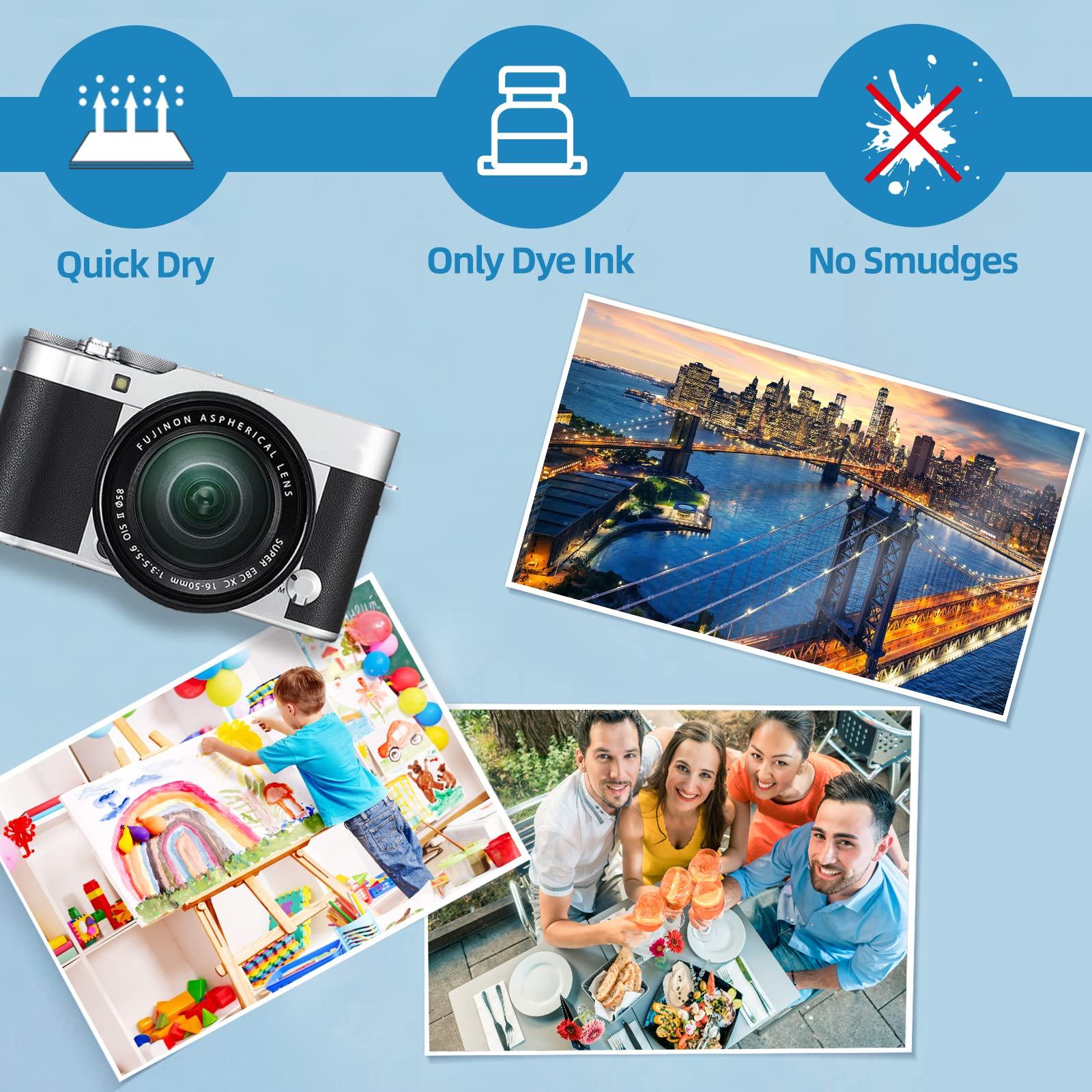 Uinkit 100 sheets Brochure Paper Glossy Double Sided 8.5x11 Inkjet 37lb 140gsm Dye ink Thin Photo Picture Flyer Calendar Magazine CD Cover letter - Image 7