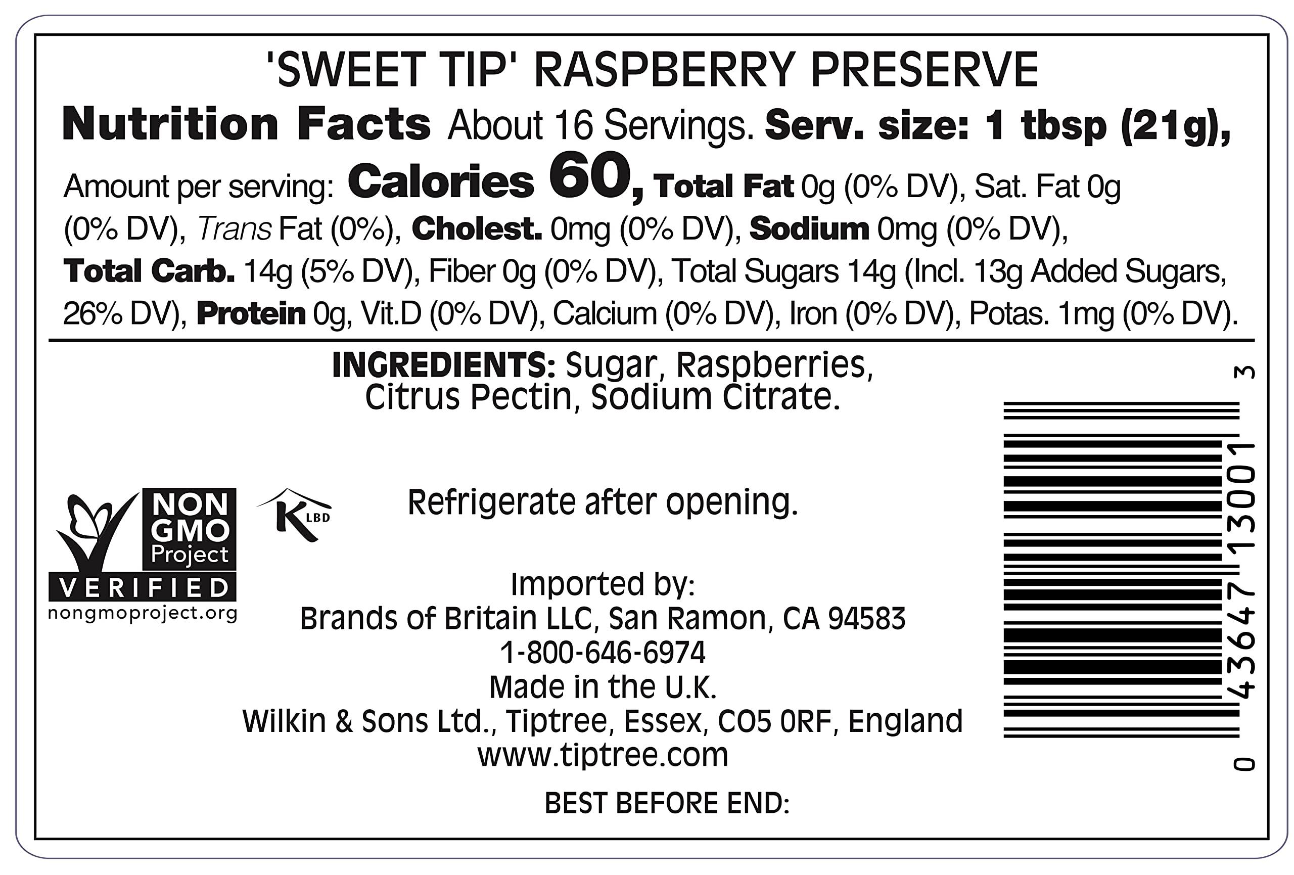 Tiptree Sweet Tip Raspberry Preserve, 12 Ounce Jar - Image 5