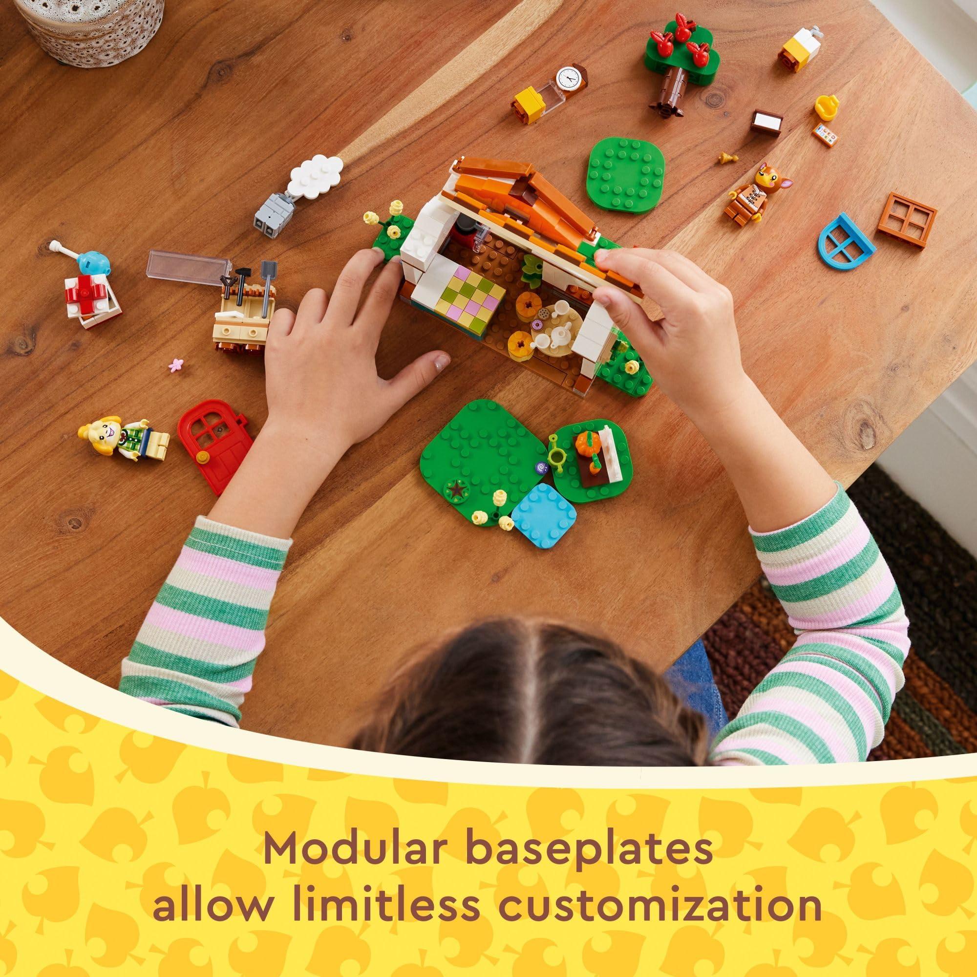 LEGO Animal Crossing Isabelle’s House Visit, Buildable Creative Toy for Kids, Includes Fauna and more Animal Crossing Toy Figures, Video Game Toy, Birthday Gift for Girls and Boys Ages 6 and Up, 77049 - Image 4