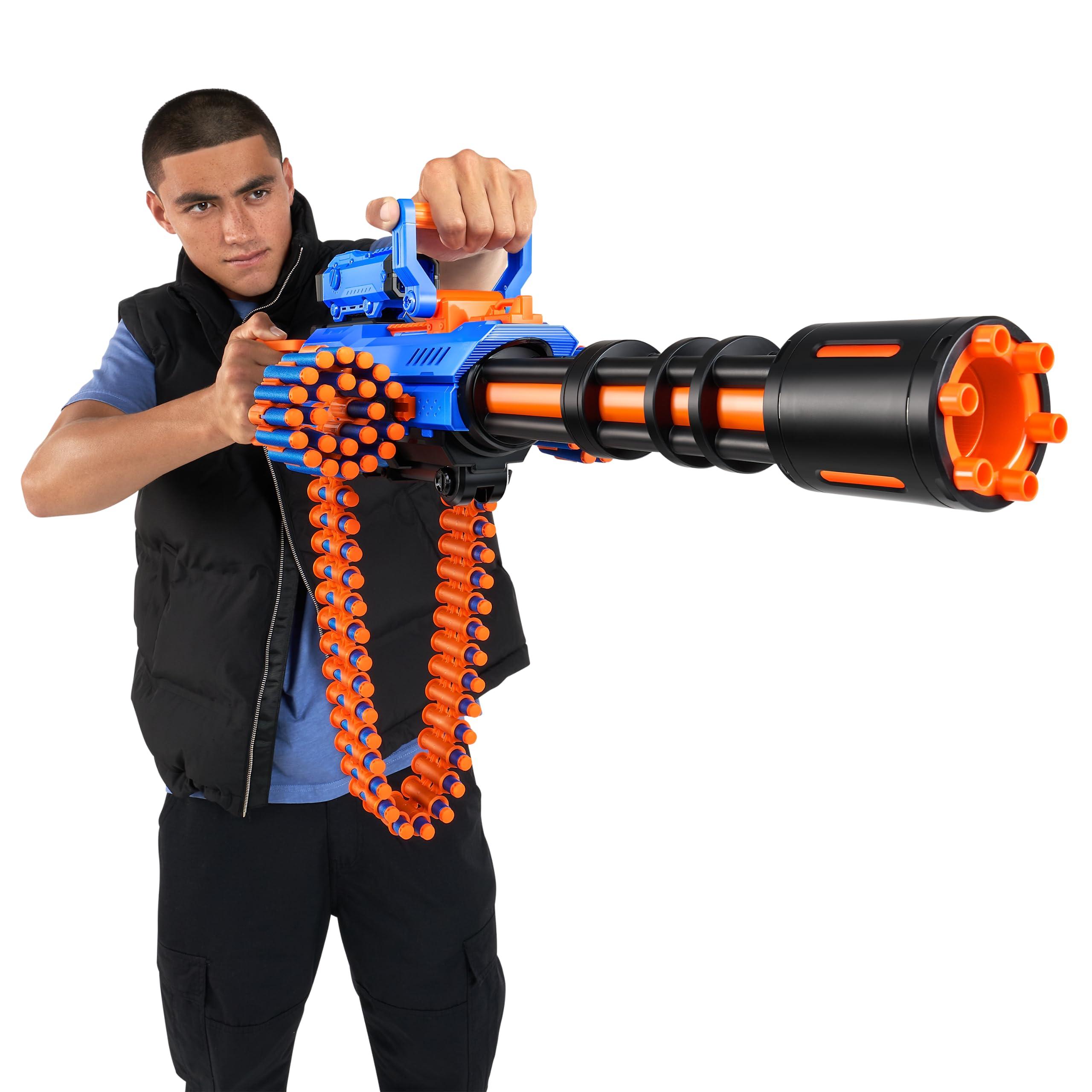 X-Shot Insanity Motorized Rage Fire by ZURU 72 Darts, Air Pocket Technology Darts, Dart Storage, Blasting Power, Auto Feeding Belt, Tripod & Scope, Outdoor Toy for Boys, Girls, Teens, Adults - Image 5