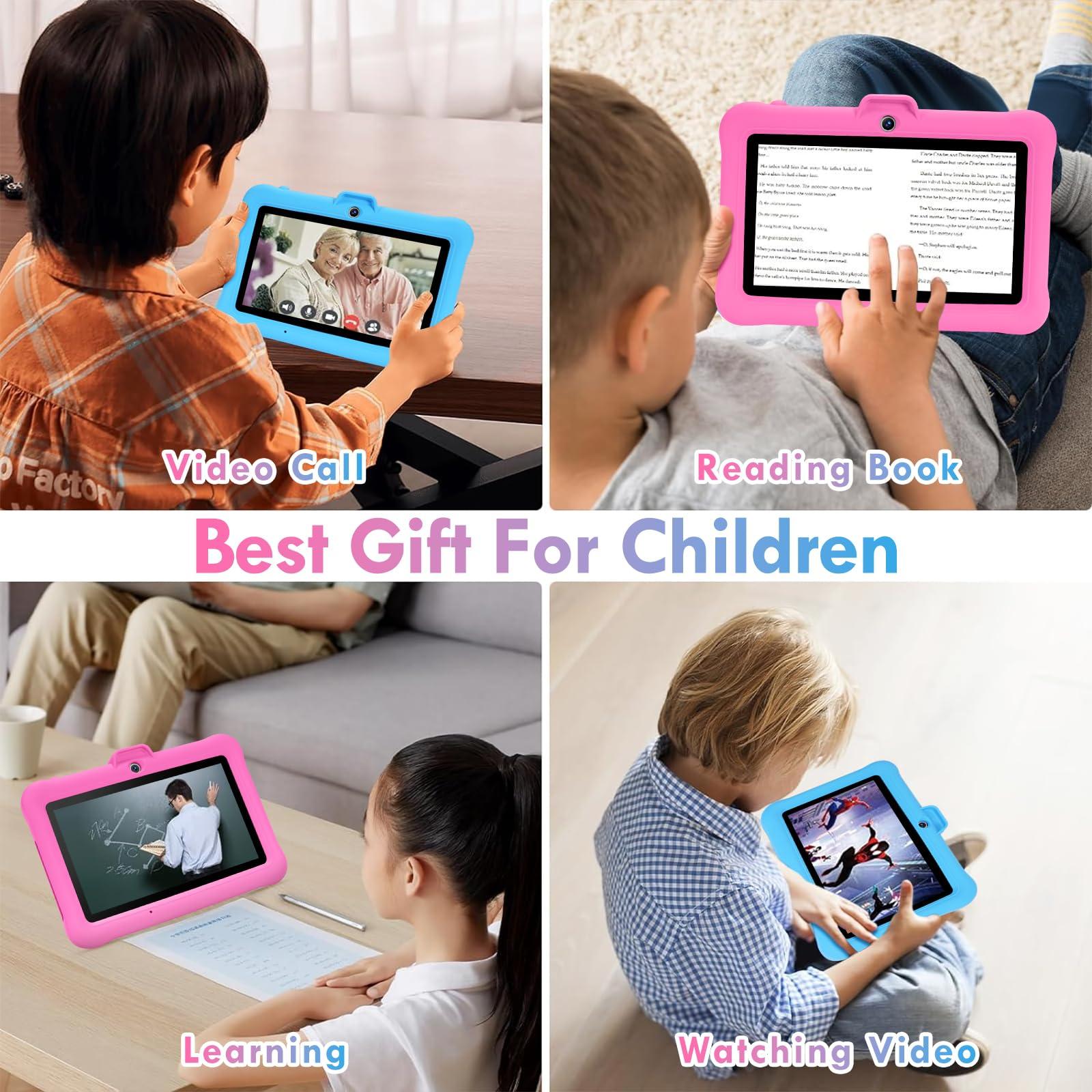 SUMTAB Kids Tablet 7 inch Android 13 Tablet for Kids (Ages 2-14), 8GB RAM 64GB ROM 128GB Expand,Software Pre-Installed, Bluetooth, WiFi,with Shockproof Case - Image 5
