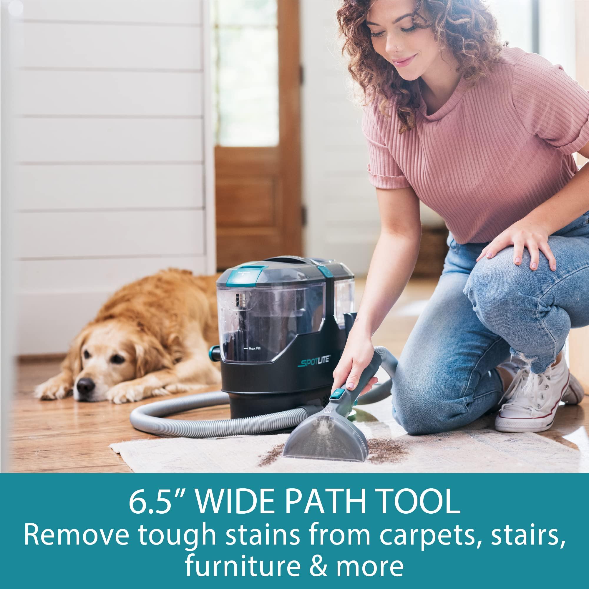 Kenmore KW2001 SpotLite Portable Carpet Spot Cleaner & Pet Stain Remover, 17Kpa Powerful Suction with Versatile Tools for Upholstery, Couches, Car and Auto Detailer, Gray - Image 2