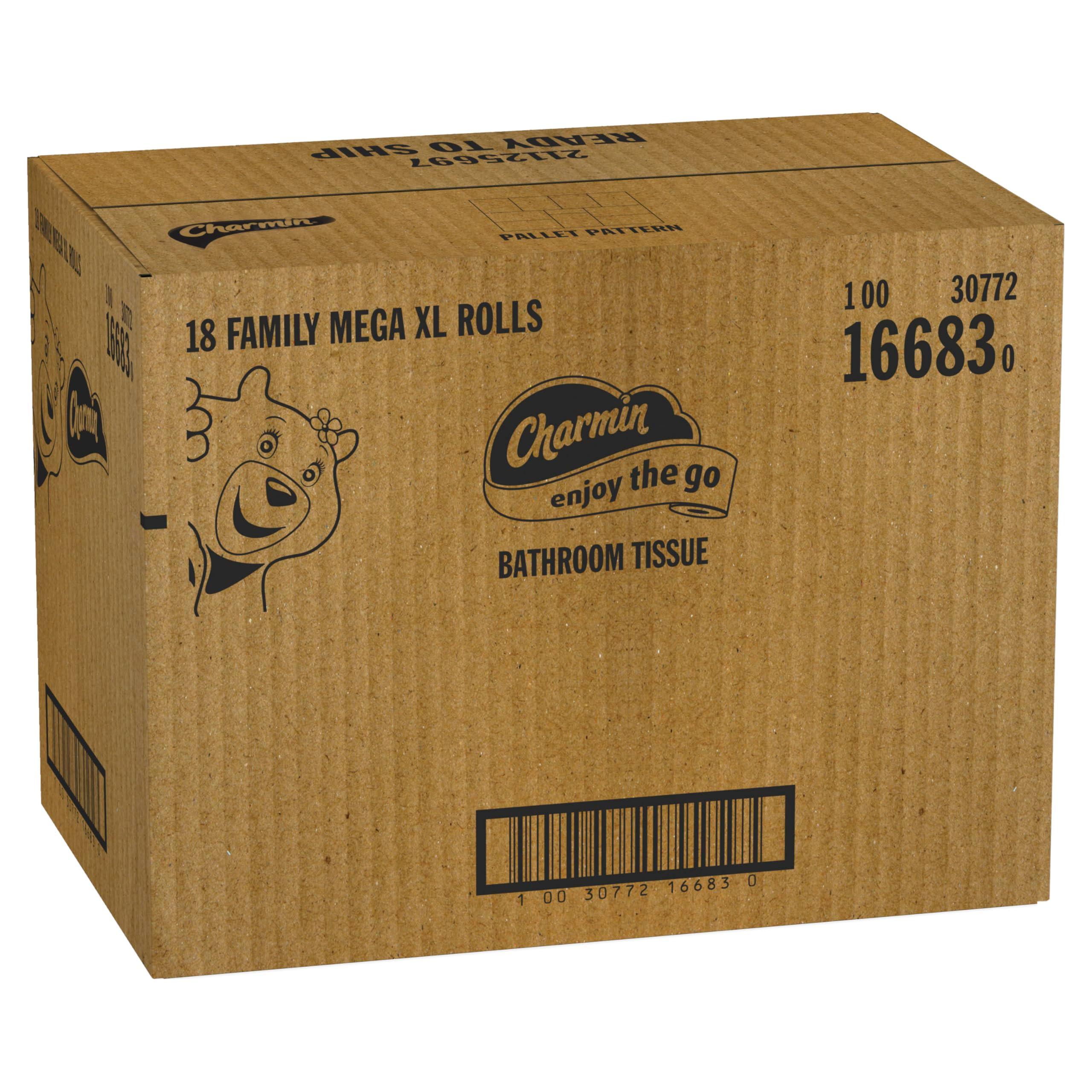 Charmin Toilet Paper Ultra Strong Clean Touch, 18 Family Mega XL Rolls = 126 Regular Rolls - Image 10