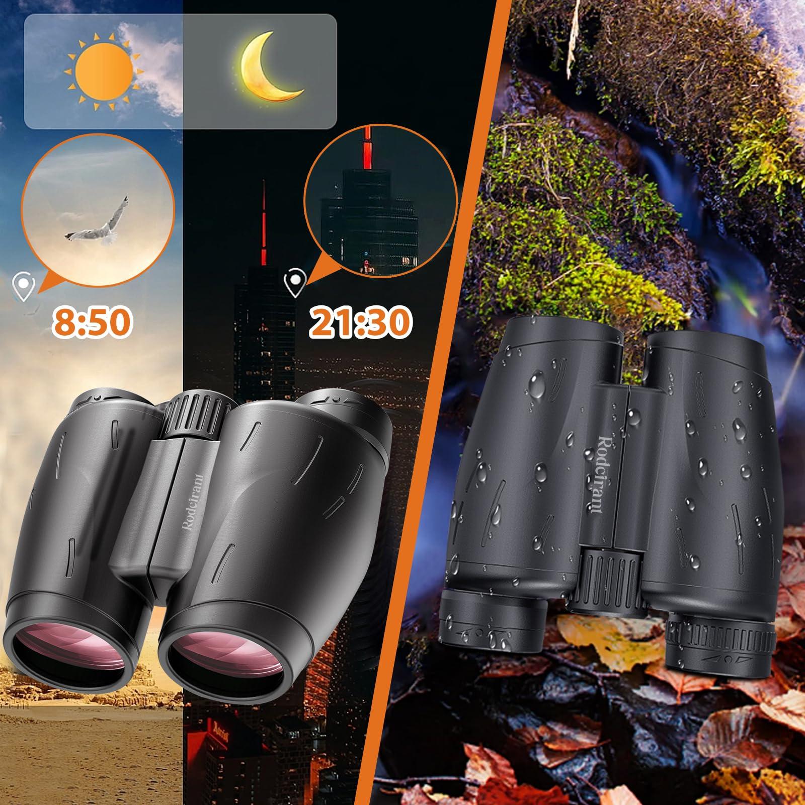 Binoculars 25x30 for Adults with Universal Phone Adapter, Tripod and Tripod Adapter,Large Eyepiece Easy Focus Compact and Waterproof Binoculars for Bird Watching,Hiking and Travel - Image 7