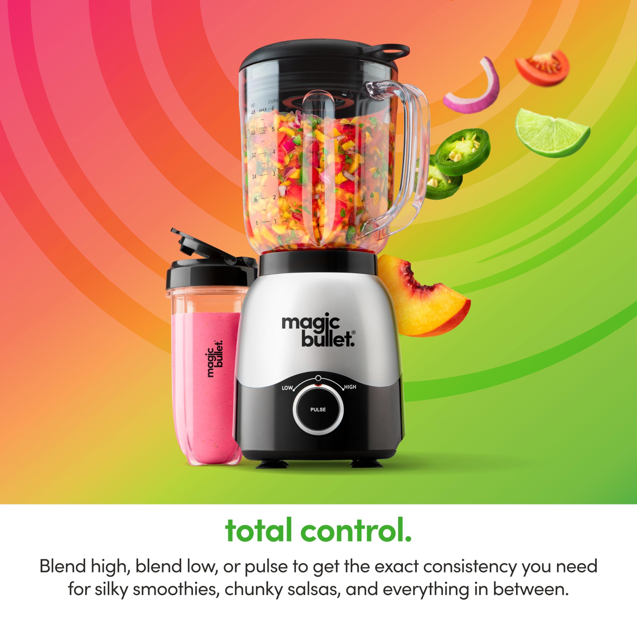 magic bullet Combo Blender, 48oz Pitcher, Blending Cup, Simple Speed Dial – MBF50200 - Image 3