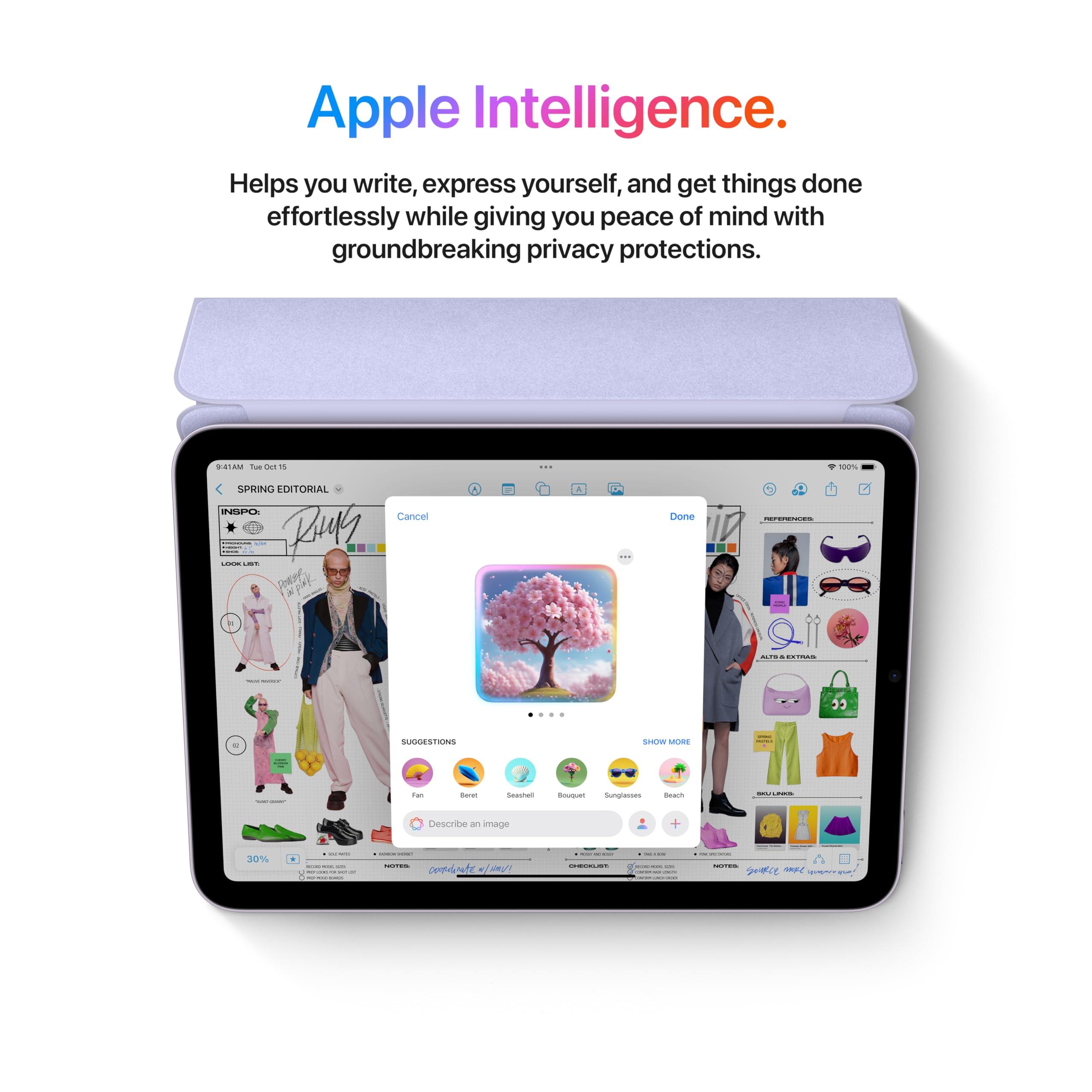 Apple iPad mini (A17 Pro): Apple Intelligence, 8.3-inch Liquid Retina Display, 128GB, Wi-Fi 6E, 12MP Front/12MP Back Camera, Touch ID, All-Day Battery Life — Blue - Image 2