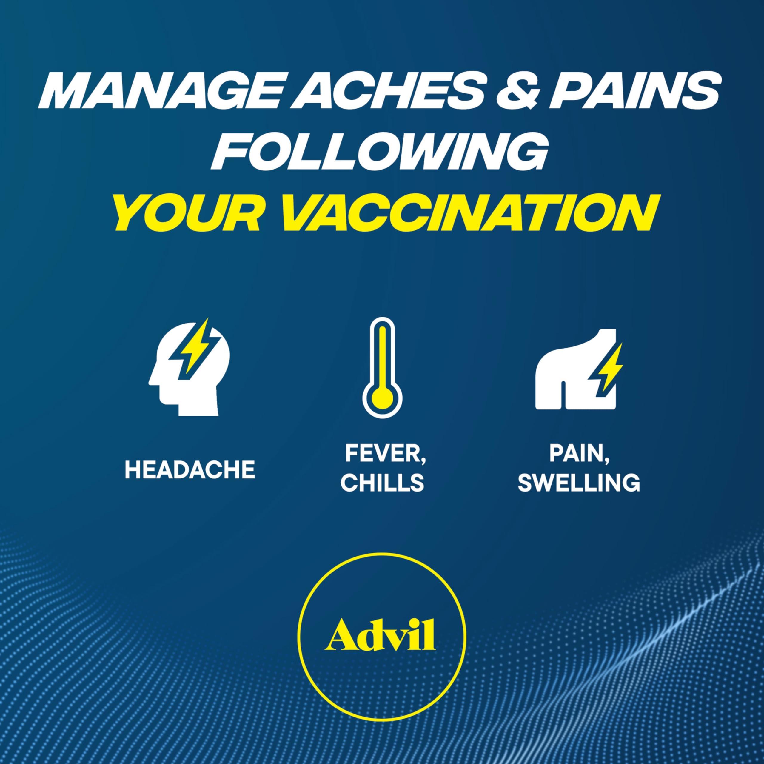 Advil Pain Reliever and Fever Reducer, Pain Relief Medicine with Ibuprofen 200mg for Headache, Backache, Menstrual Pain and Joint Pain Relief - 300 Coated Tablets - Image 7
