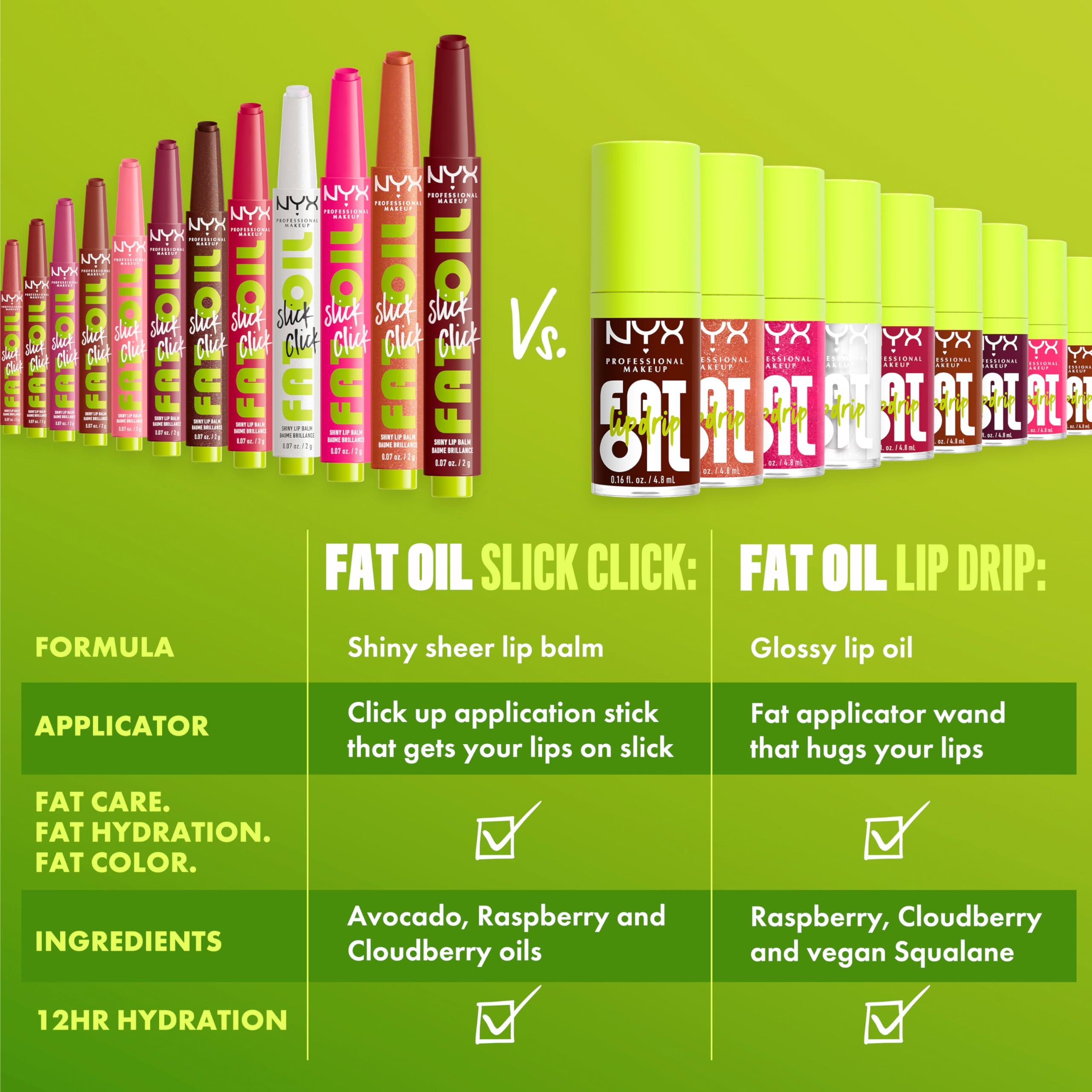 NYX PROFESSIONAL MAKEUP Fat Oil Slick Click, Lightweight, Buildable, Pigmented Vegan Lip Balm - No Filter Needed - Image 8