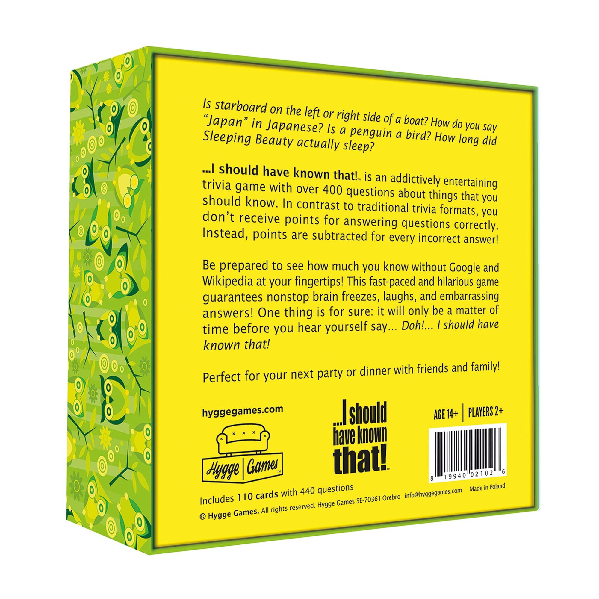 I should have known that! - A Trivia Game About Things You Oughta Know - Image 4