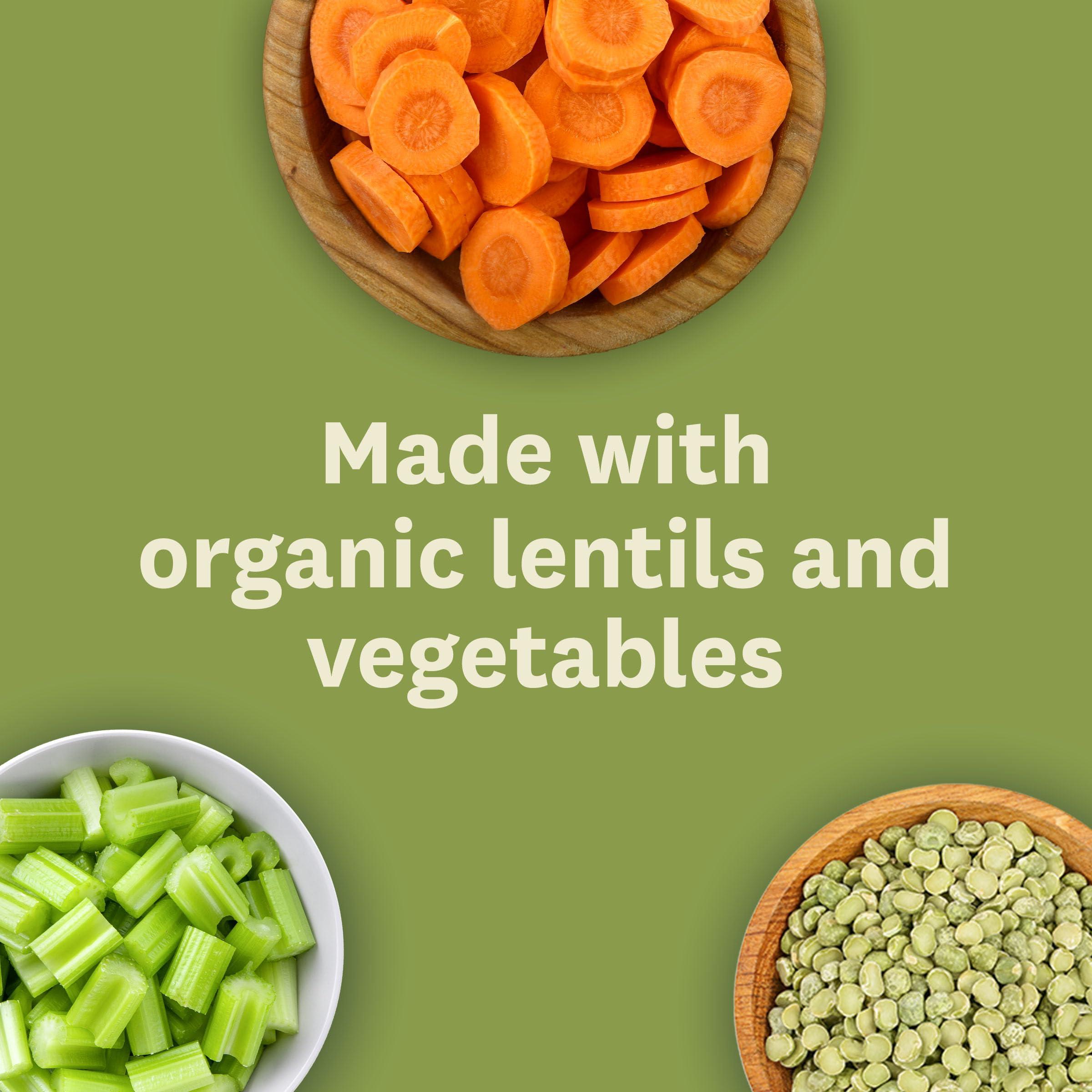Amy’s Soup, Vegan Lentil Soup, Light in Sodium, Gluten Free, Made With Organic Green Lentils and Vegetables, Canned Soup, 14.5 Oz (12 Pack) - Image 5