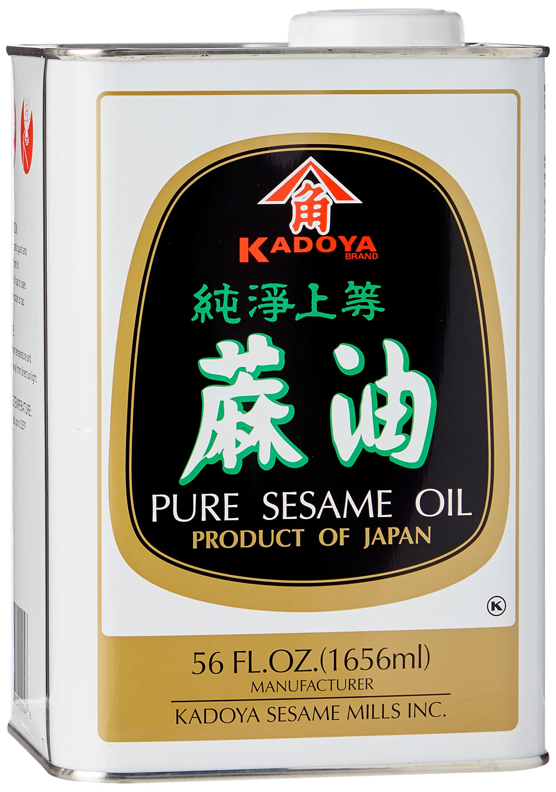 Kadoya Pure Sesame Oil, 56 Fl Oz (Pack of 2)