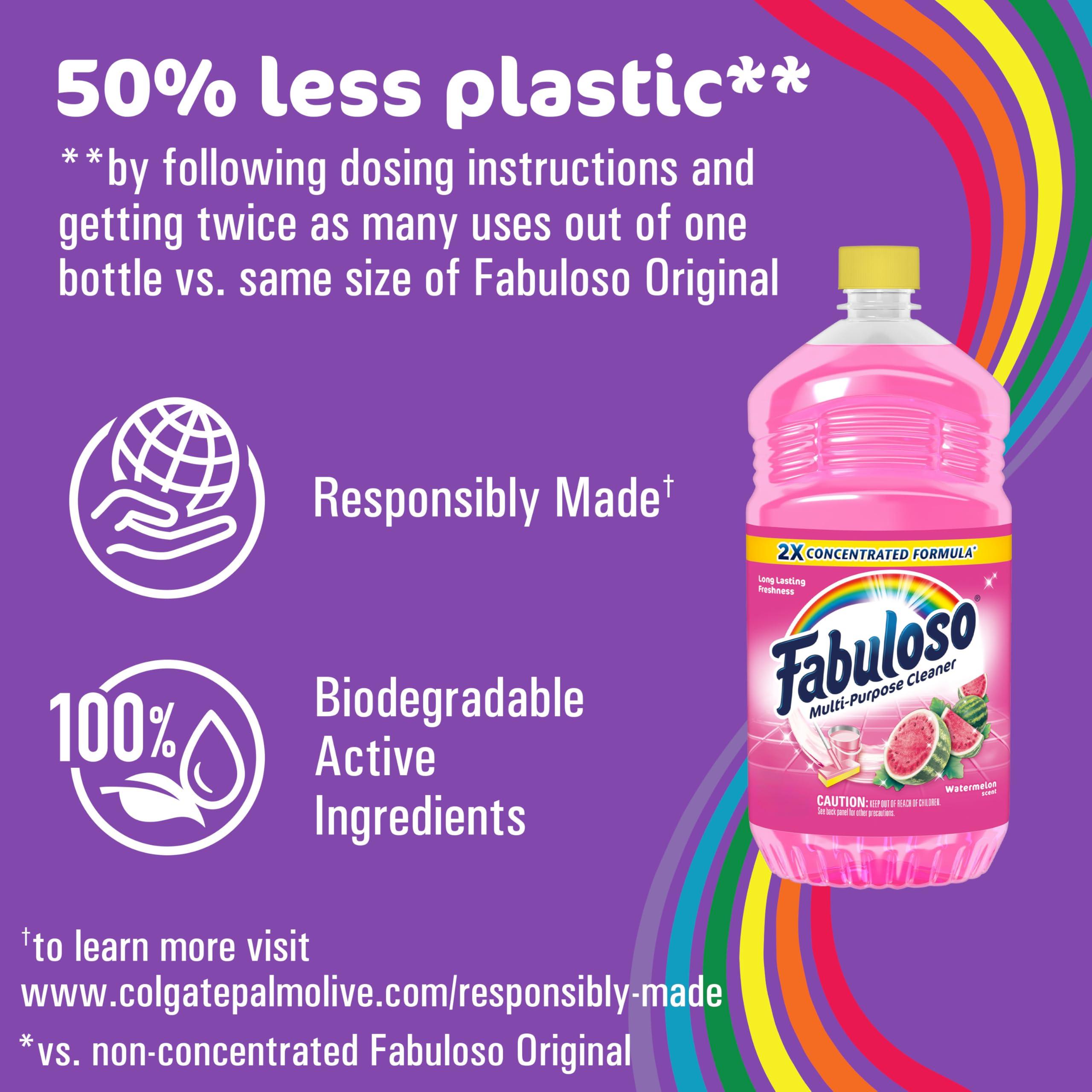 Fabuloso Multi-Purpose Cleaner & Floor Cleaner, 2X Concentrated, Watermelon Scent, 56 fluid ounces - Image 5