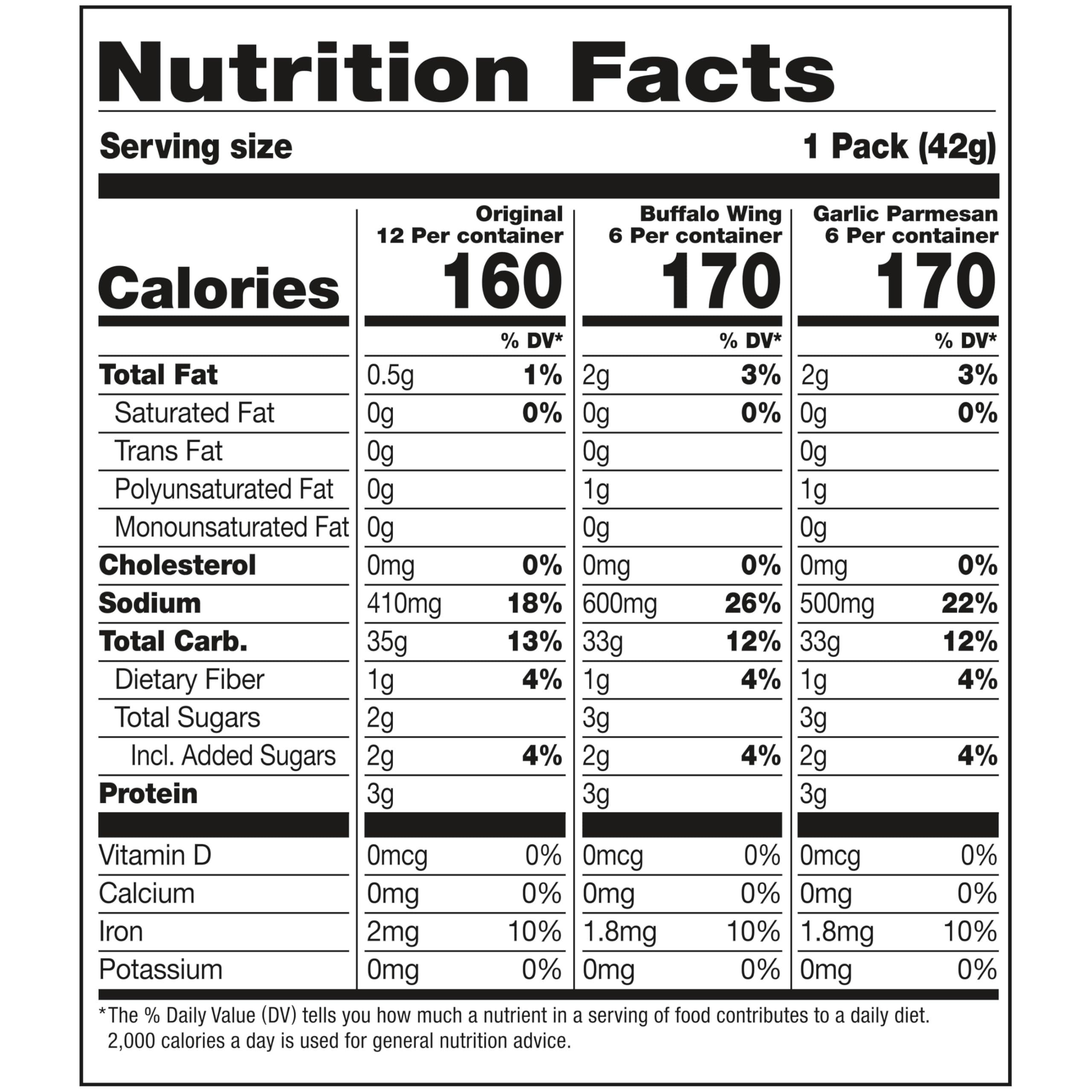 Snack Factory Pretzel Crisps Variety Pack, Individual 1.5 Ounce (Pack of 24) - Image 3