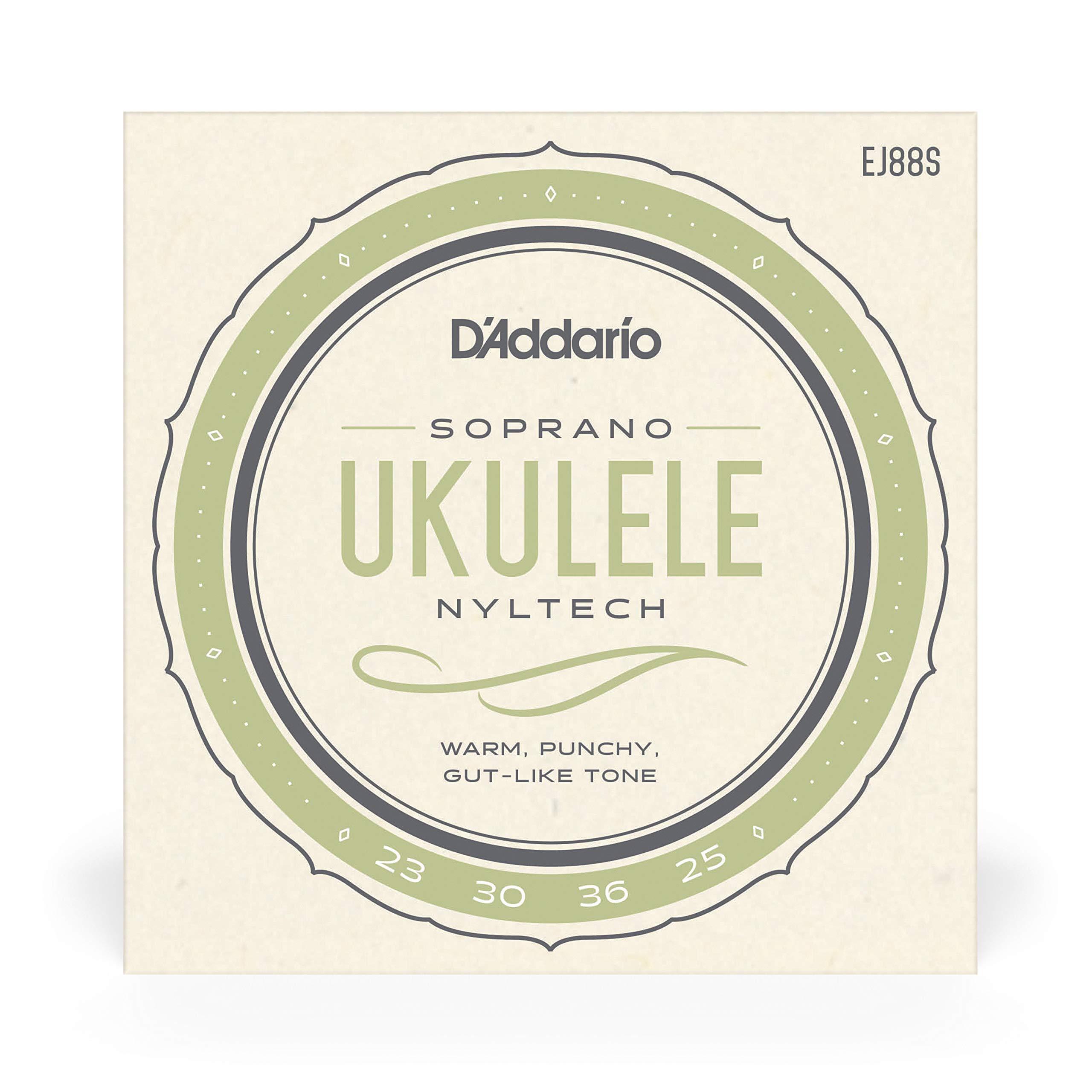 D'Addario Soprano Ukulele Strings, Nyltech, EJ88S, 4-String Set, Pack of 1 - Image 2