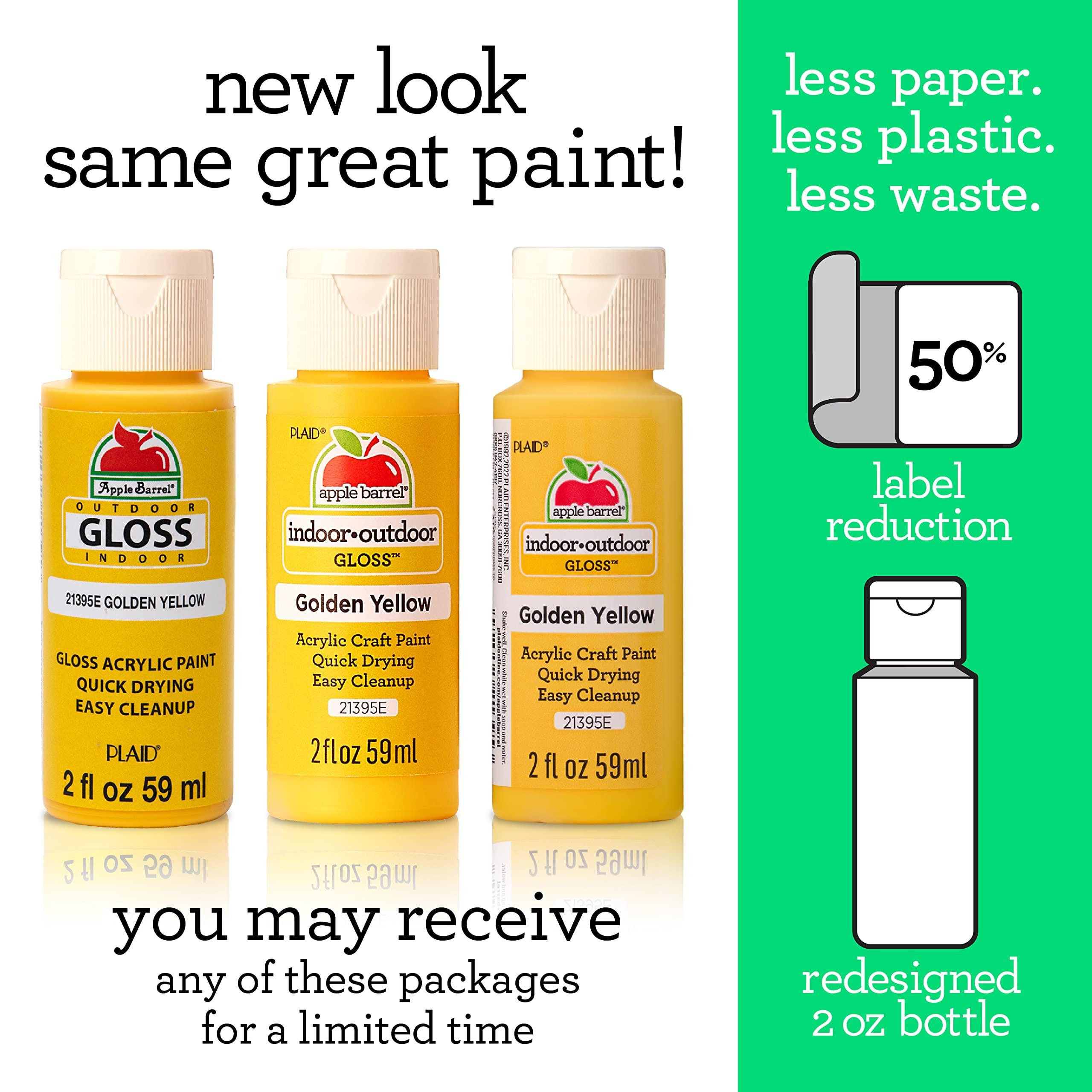 Apple Barrel Gloss Acrylic Craft Paint, 2 oz, Crushed Curry - Image 2