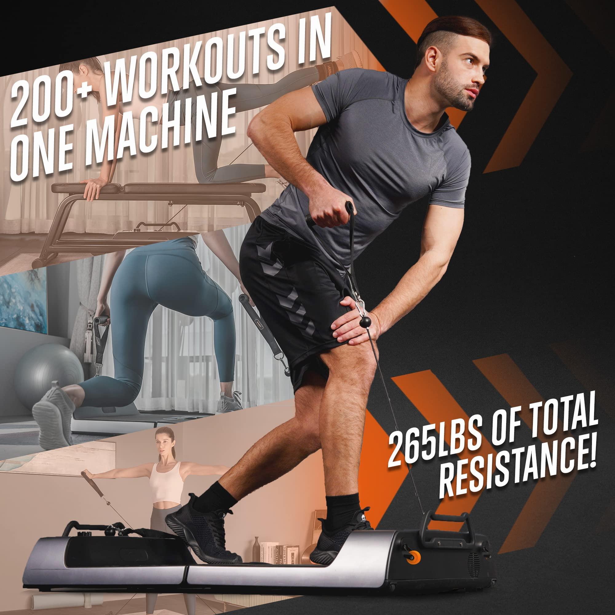SQUATZ Apollo Board Smart Home Gym 265 LBS Resistance, Multifunctional All in One Gym, Cable Weight Machine with 3 Training Modes, Fitness Workout Equipment - Image 6