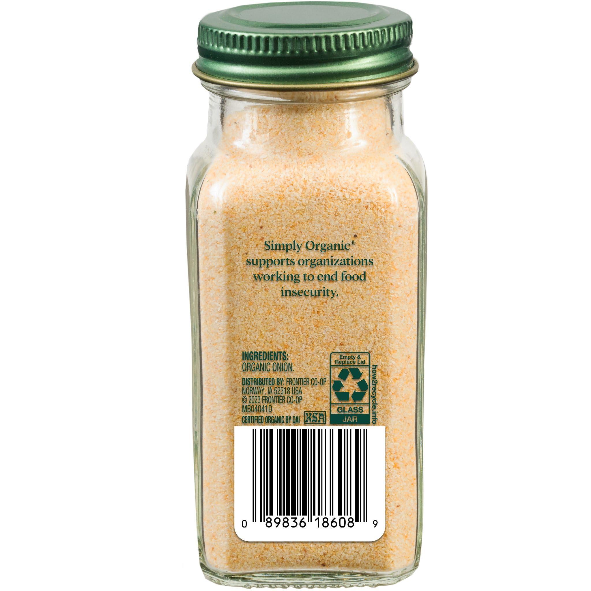 Simply Organic White Onion Powder, 3-Ounce Jar, Organic US Grown Onions, Real Onion Taste Without The Tears, Kosher, Non GMO - Image 2