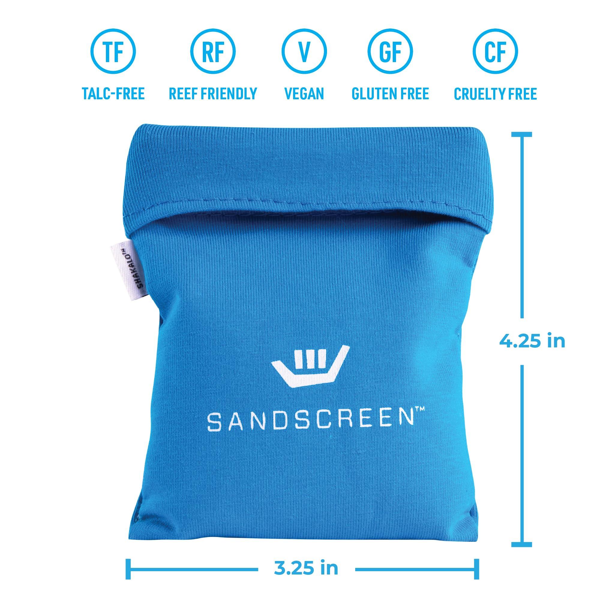 SHAKALO SANDSCREEN Sand Removal Bag | The Original Sand Remover | Talc-Free and Reef Friendly | Fresh, Clean and Sand Free | Great for The Whole Family!(Pack of 1) - Image 3