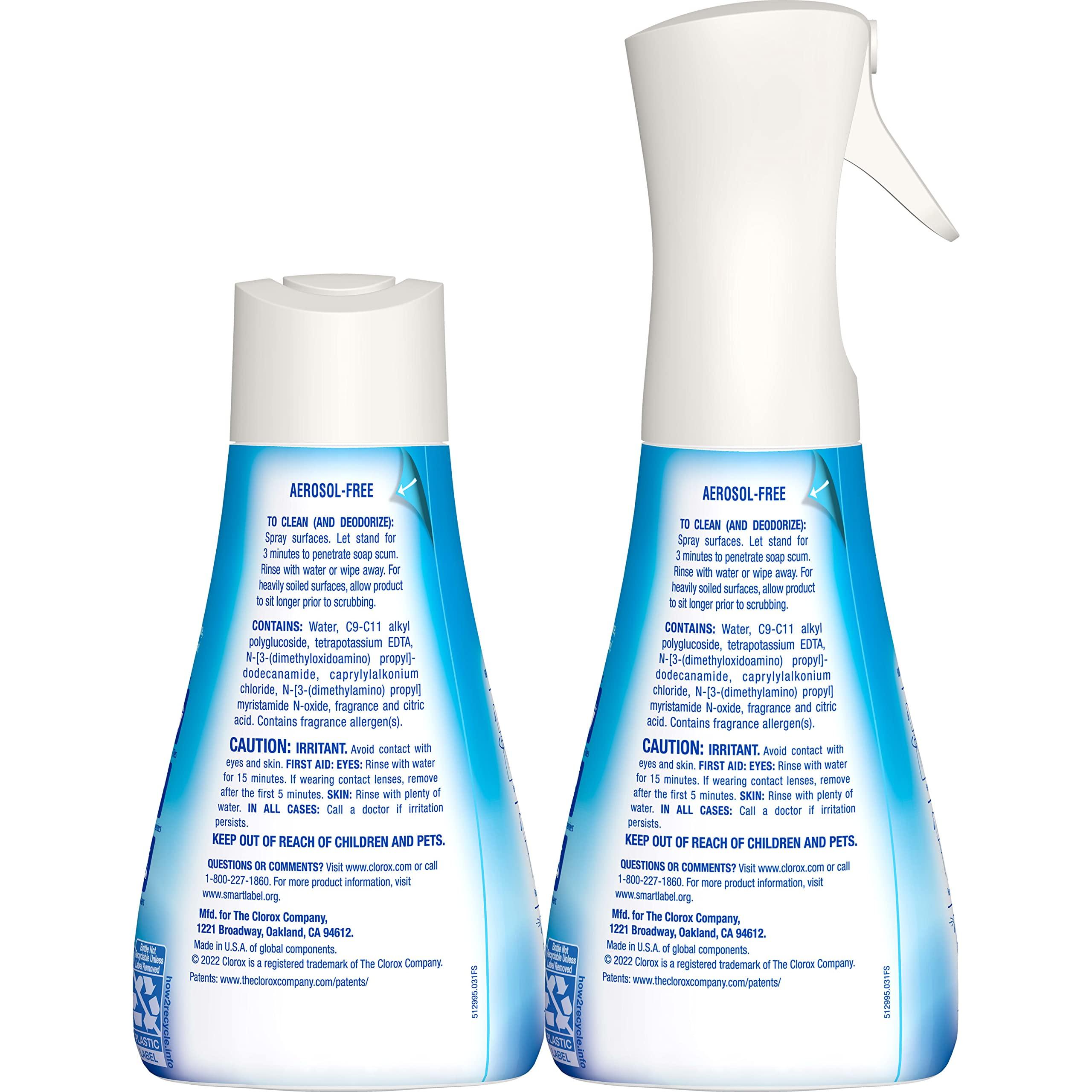 Clorox Bathroom Ultra Foamer, Household Essentials, Fresh Clean, 1 Spray and 1 Refill, 16 Fl Oz Each (Package May Vary) - Image 13