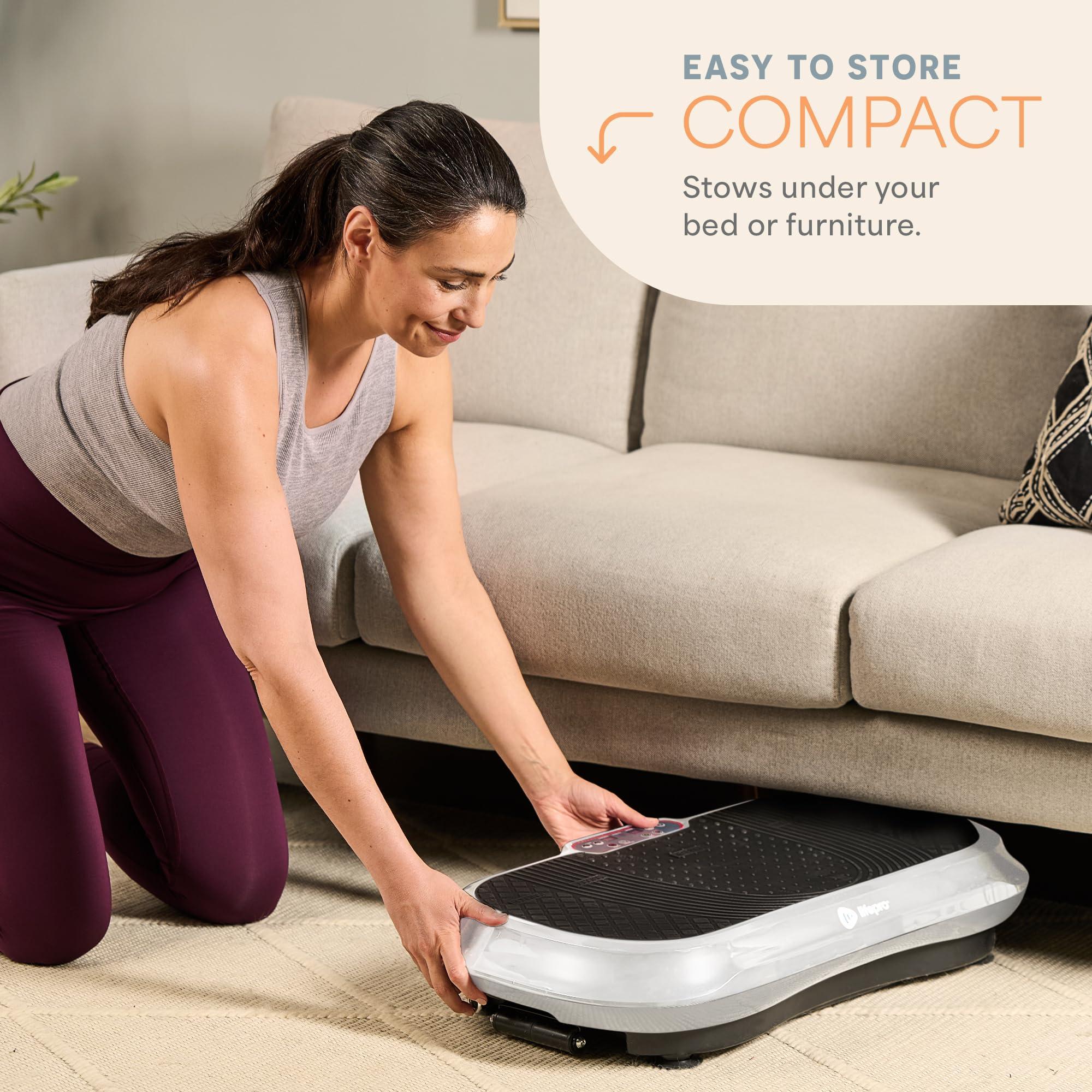 Lifepro Waver Vibration Plate Exercise Machine – High-Intensity Vibration for Muscle Activation, Full-Body Workout Vibrating Platform with Loop Bands, Fitness Equipment for Strength Toning & Fat Loss - Image 7