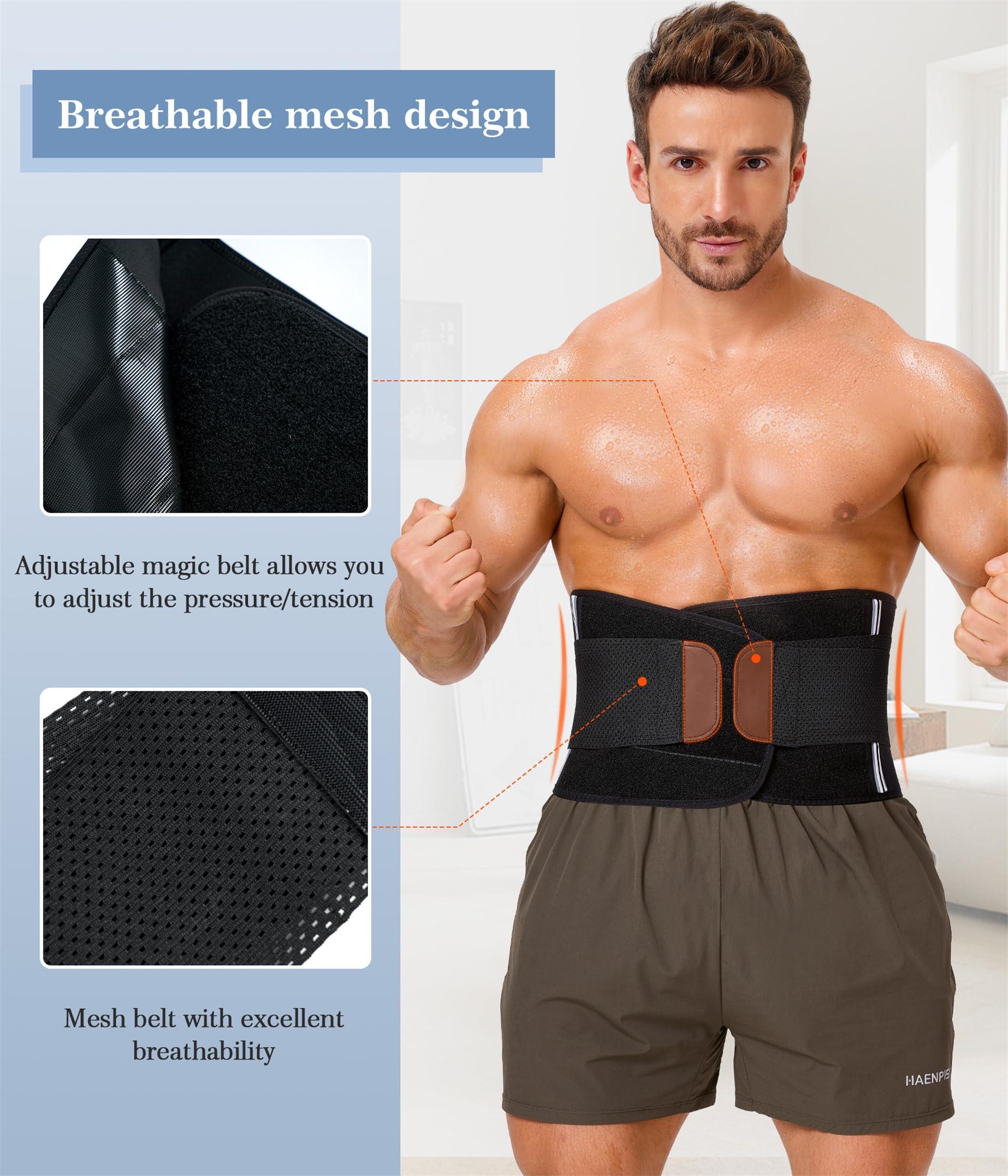 TAILONG Neoprene Waist Trimmer Ab Belt for Men Waist Trainer for Women Corset Slimming Body Shaper Workout Sauna Sweat Band - Image 3