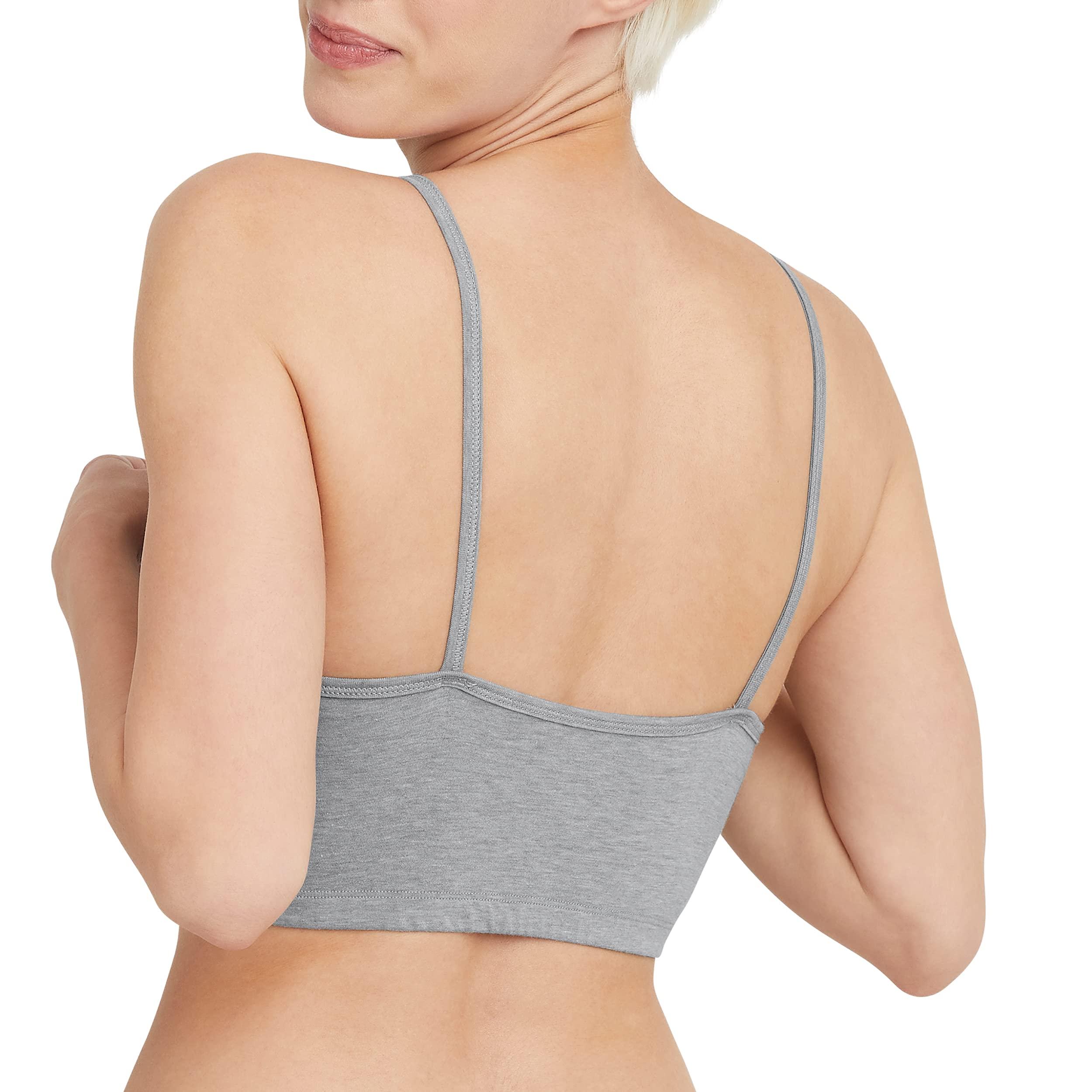Hanes Women's Cotton String Bralette (3 Pack) - Image 4