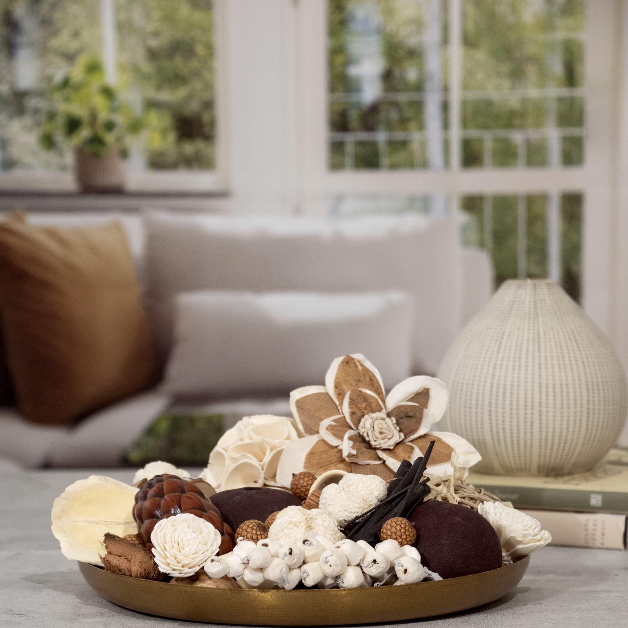 ANDALUCA Maison Box Fragrance Potpourri Decorative Vase & Bowl Filler Home Décor (Coconut Sandalwood) - Image 2