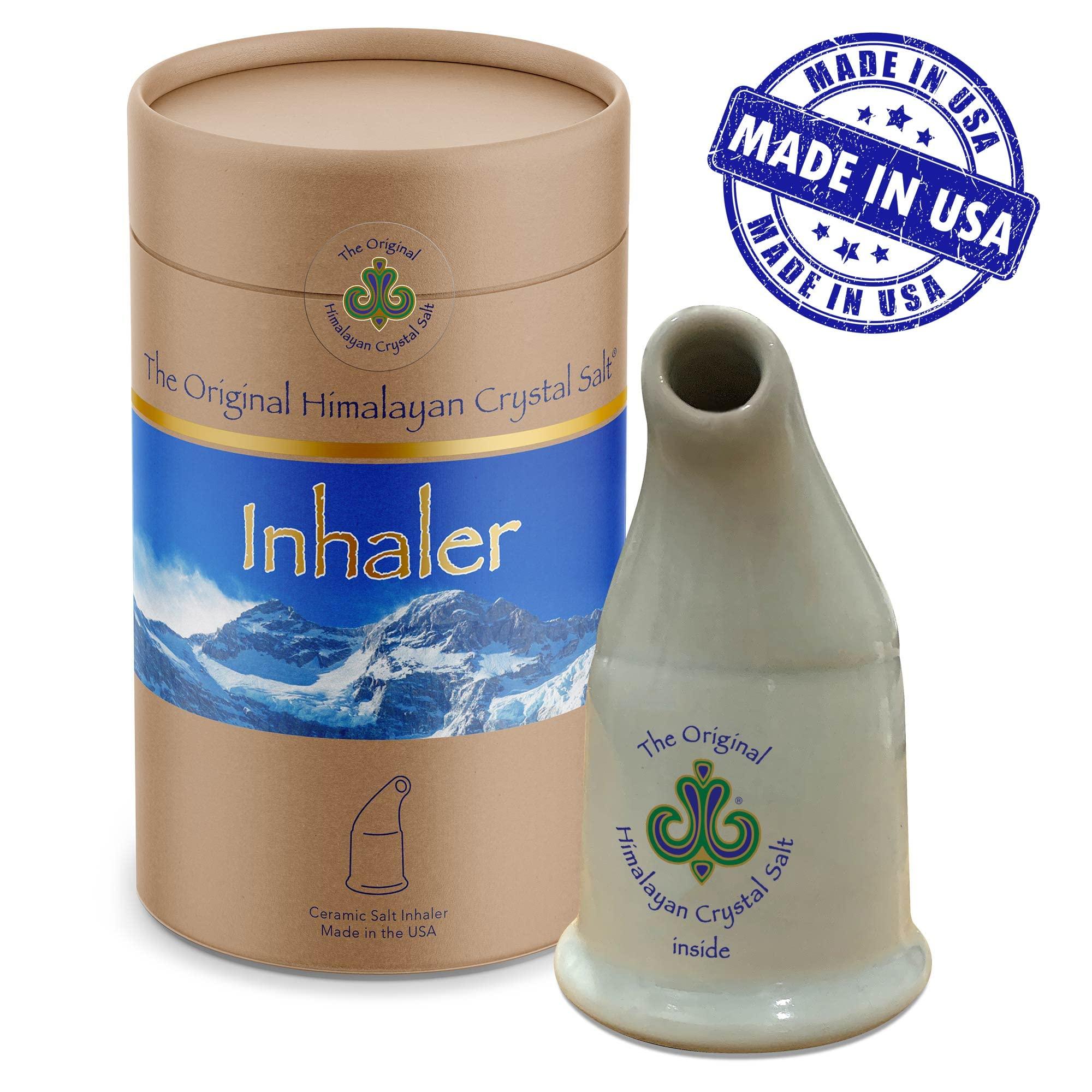 Original Himalayan Crystal Salt Inhaler for Bronchial and Lung Health | Made in USA - Image 2