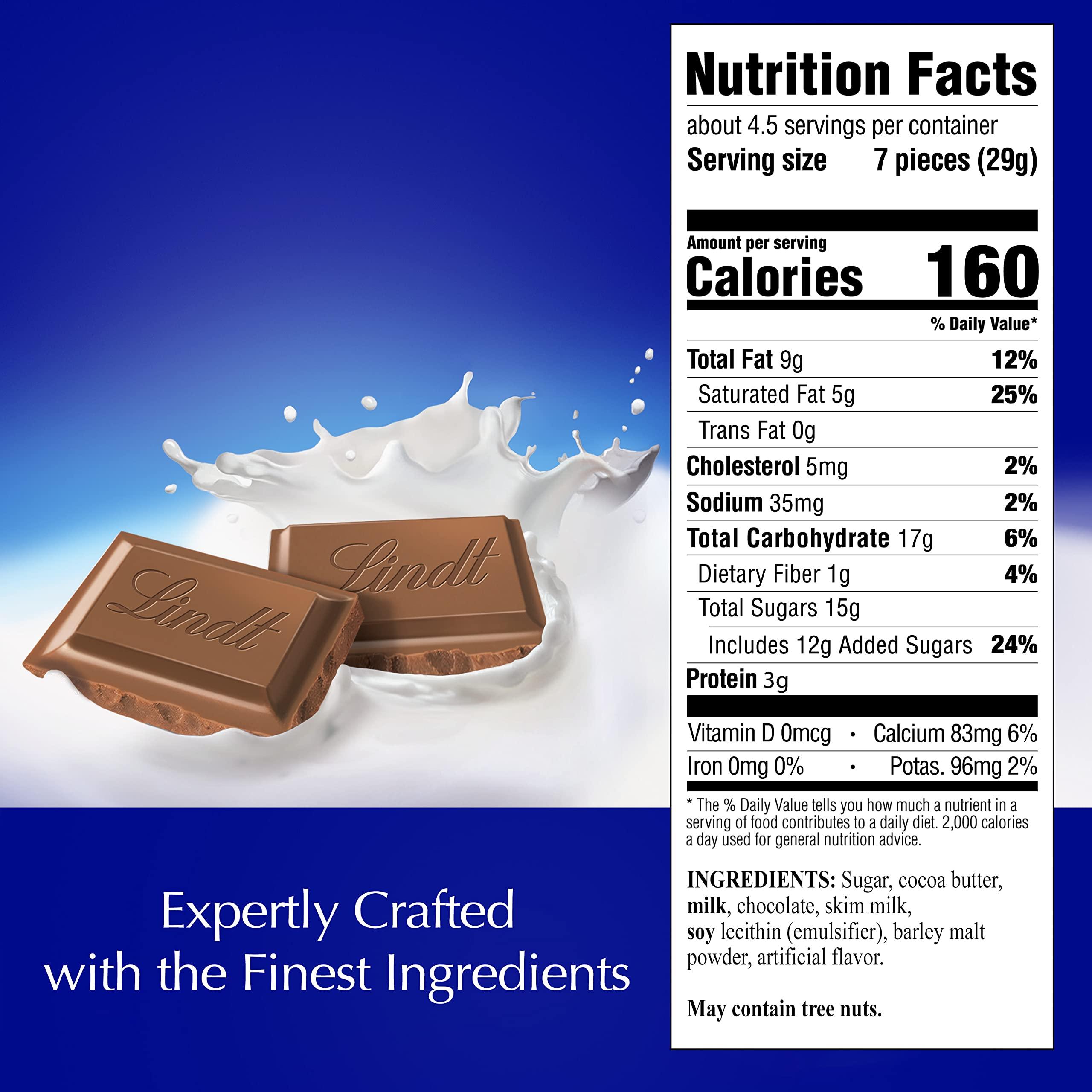 Lindt CLASSIC RECIPE Milk Chocolate Bar, Milk Chocolate Candy, 4.4 oz. (12 Pack) - Image 2
