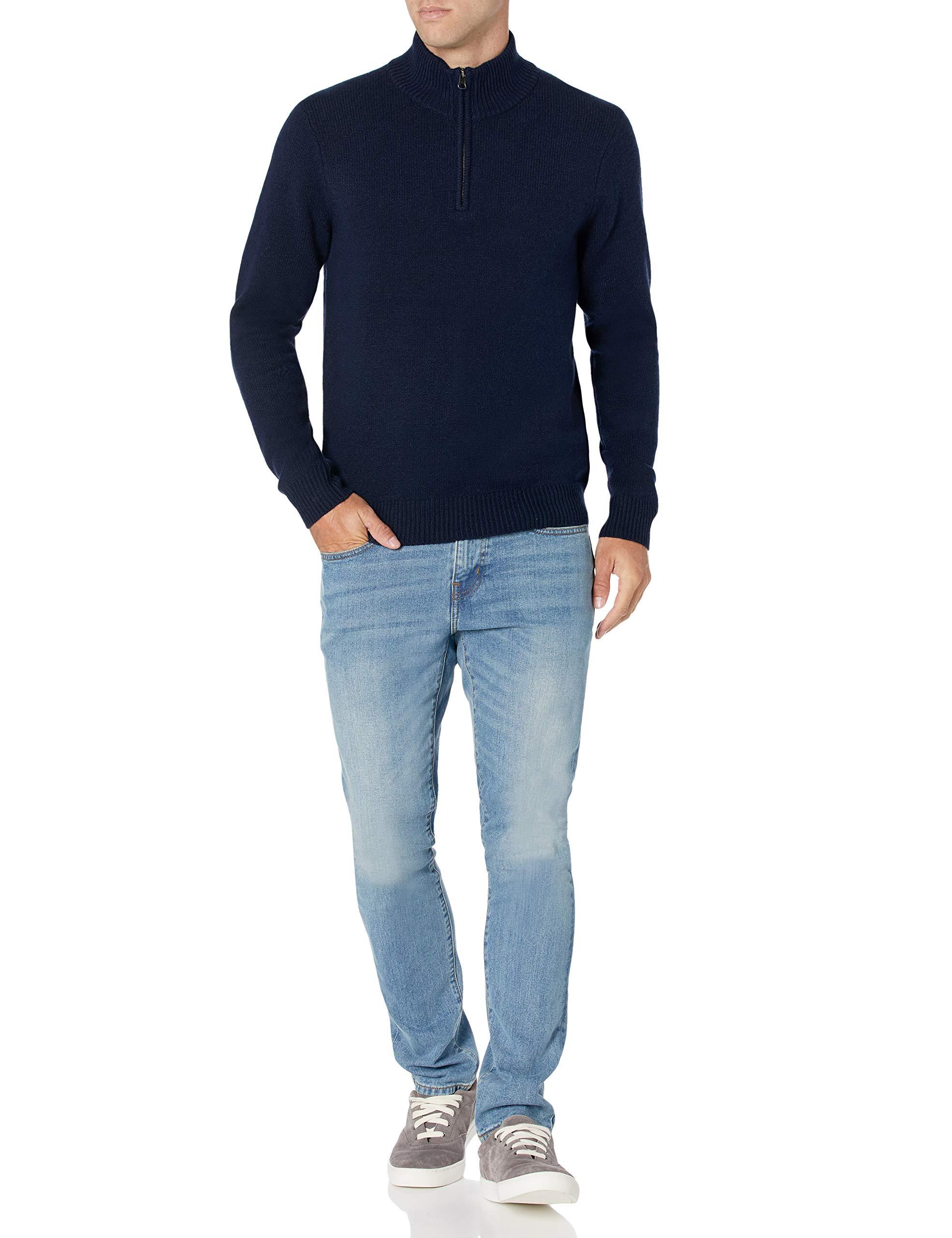 Amazon Essentials Men's Long-Sleeve Soft Touch Quarter-Zip Sweater - Image 5