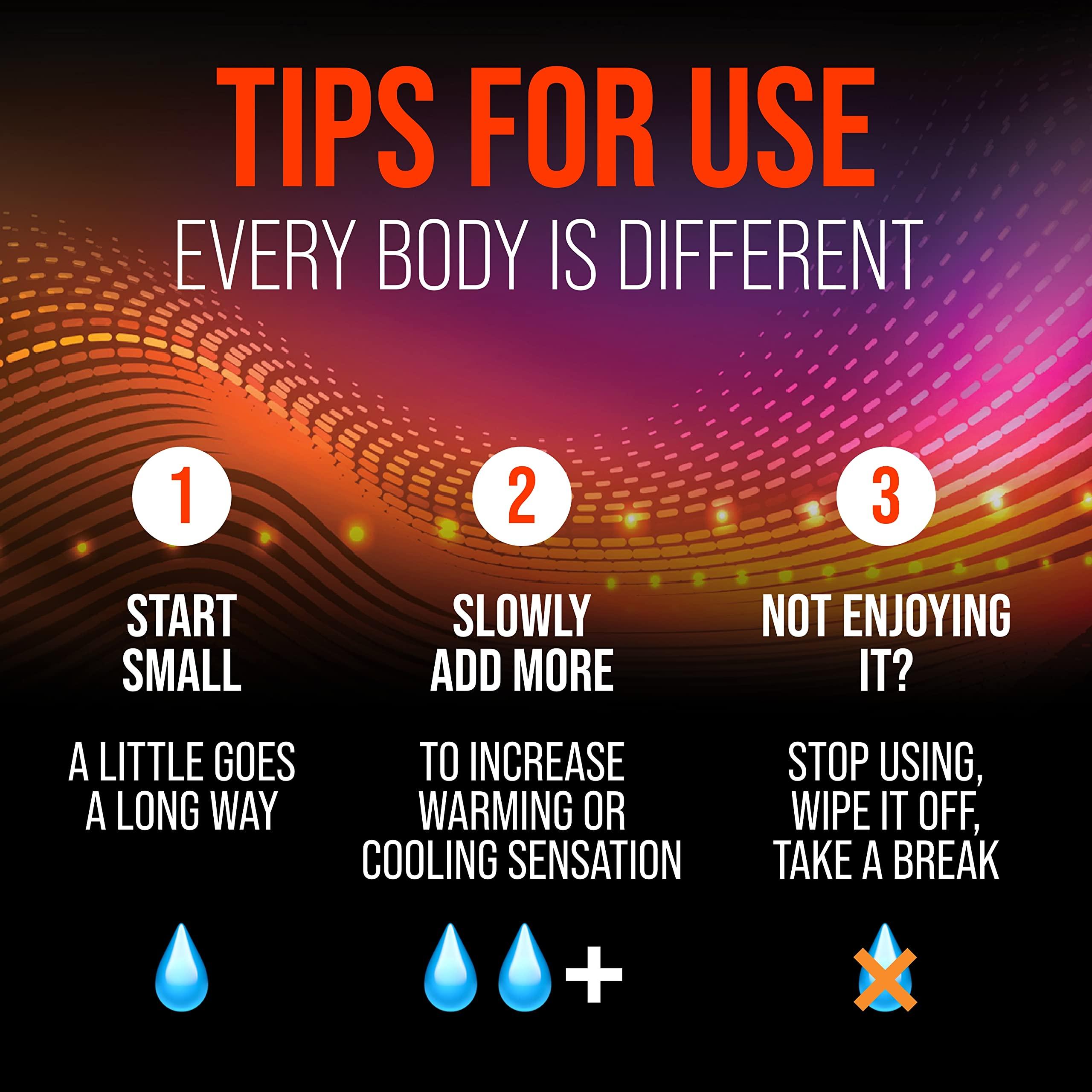 Lube Life Sensations Pleasure Kit Water Based Cooling & Warming Personal Lubricant, for a Tingling and Invigorating Intimate Experience, Lube for Men, Women & Couples, 4Fl Oz (Pack of 2) - Image 3