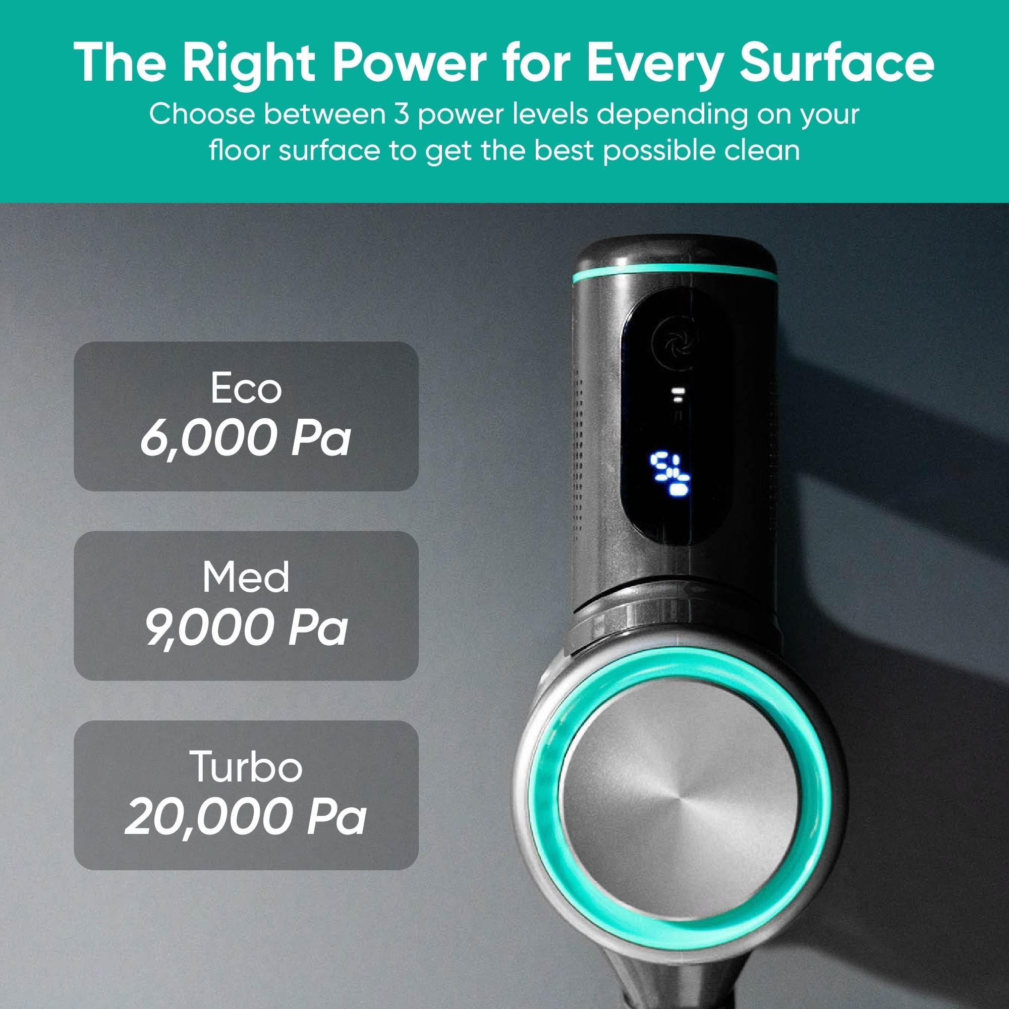 Wyze Cordless Vacuum Cleaner with 20000Pa Powerful Suction, Lightweight Stick with HEPA Filter, 300W Powerful Brushless Motor, 40mins Runtime for Home Hard Floor Carpet Pet Hair - Image 5
